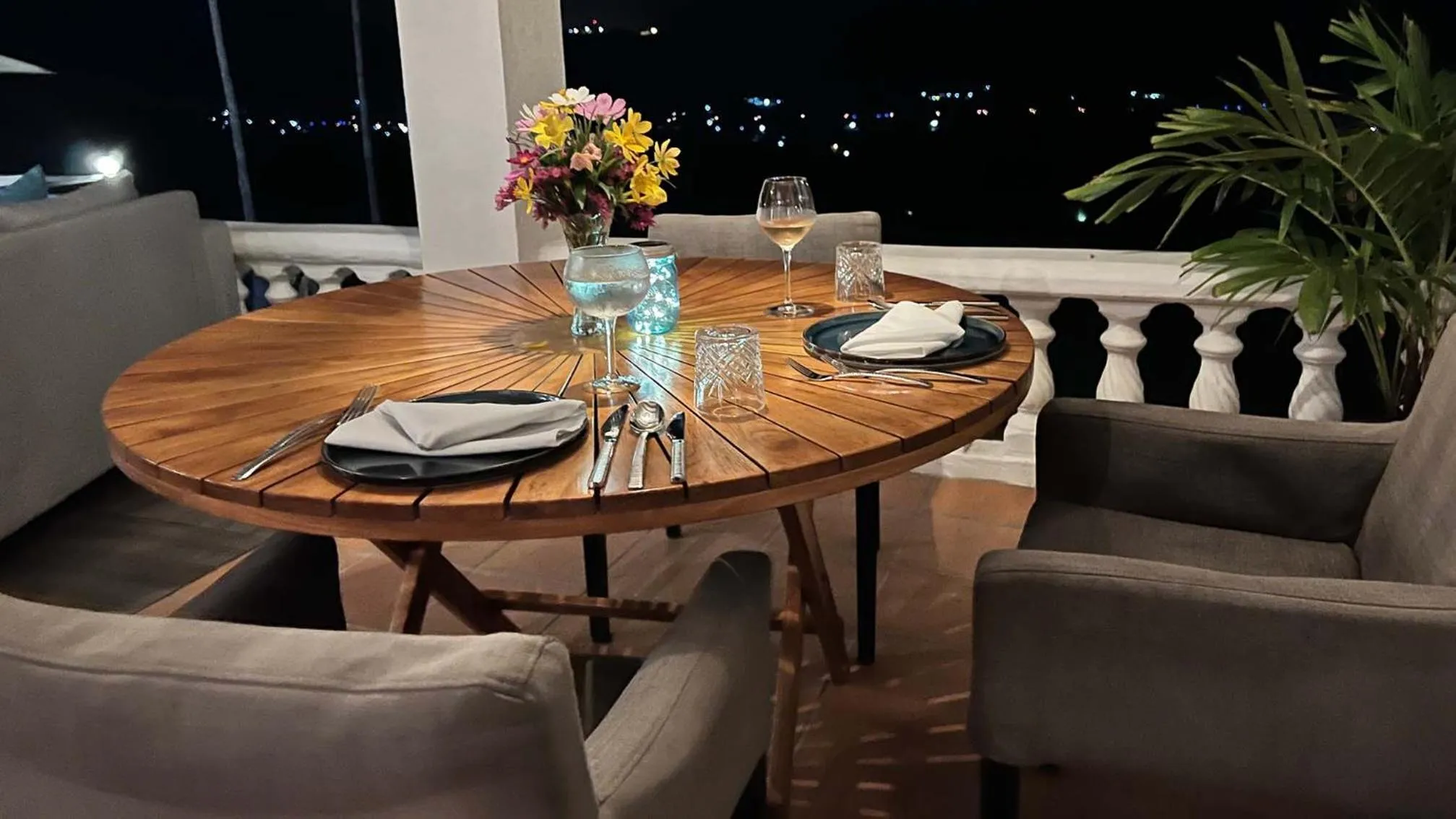 Dining area in Quill Gardens Boutique Hotel