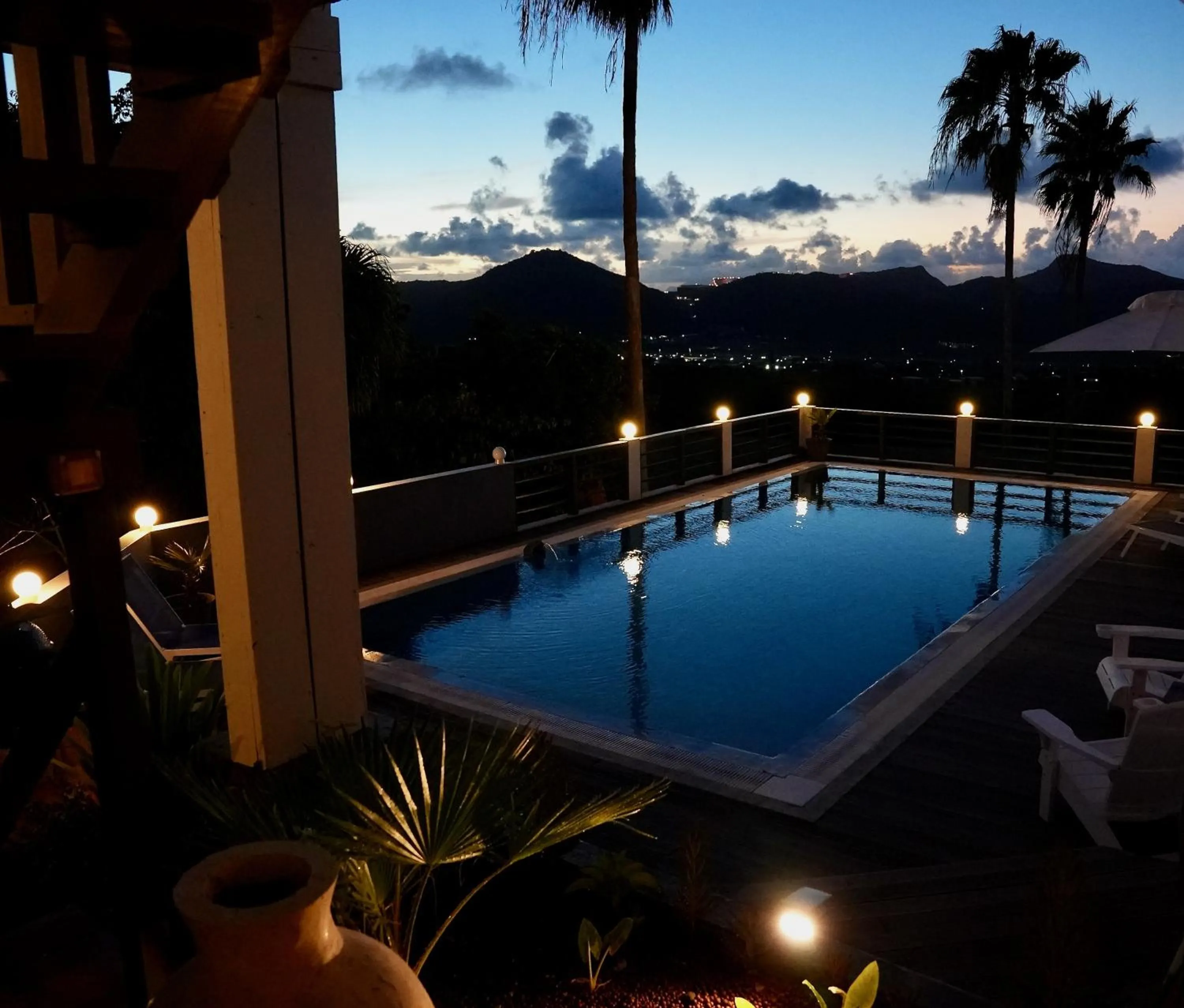 Patio in Quill Gardens Boutique Hotel