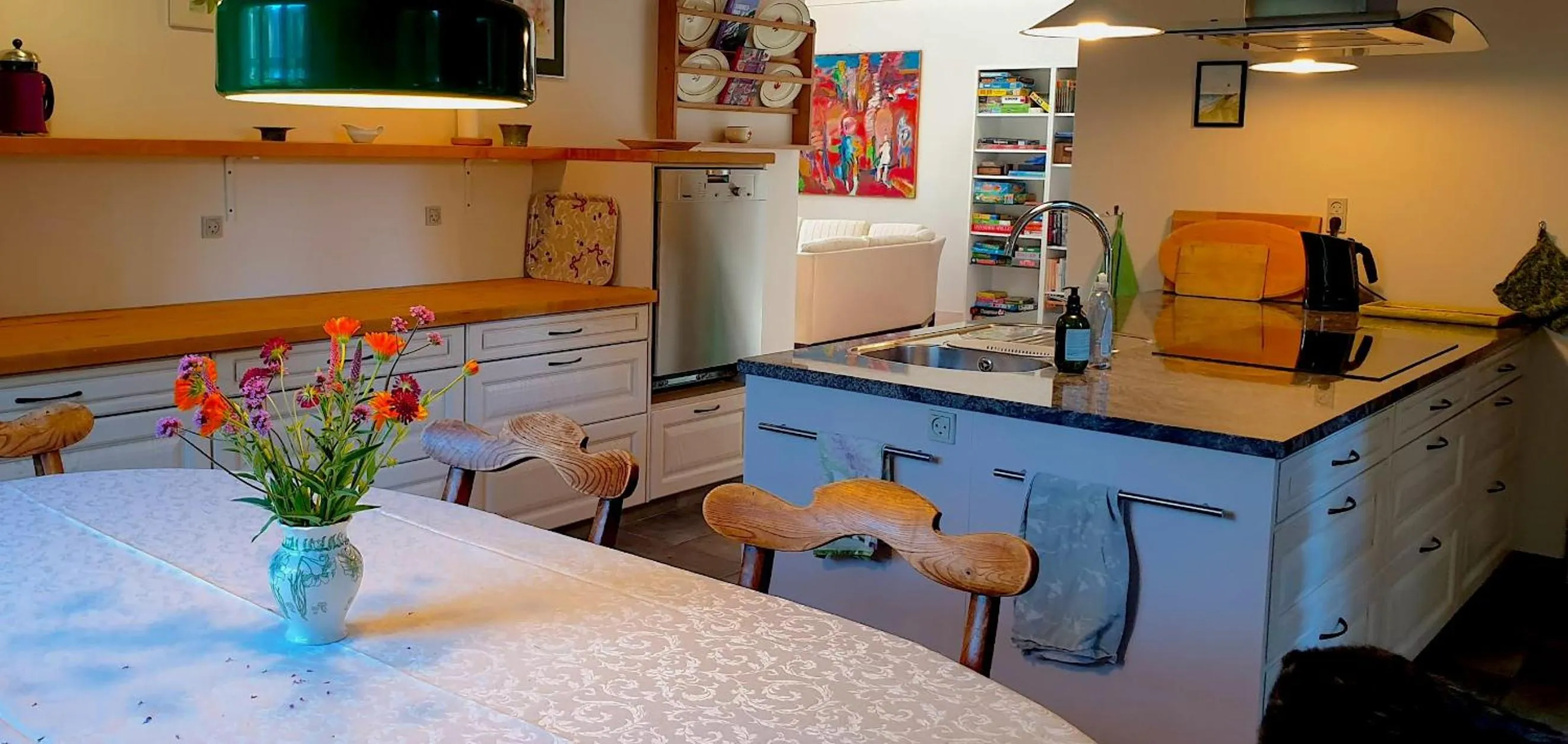 Kitchen or kitchenette in Farmors Hus