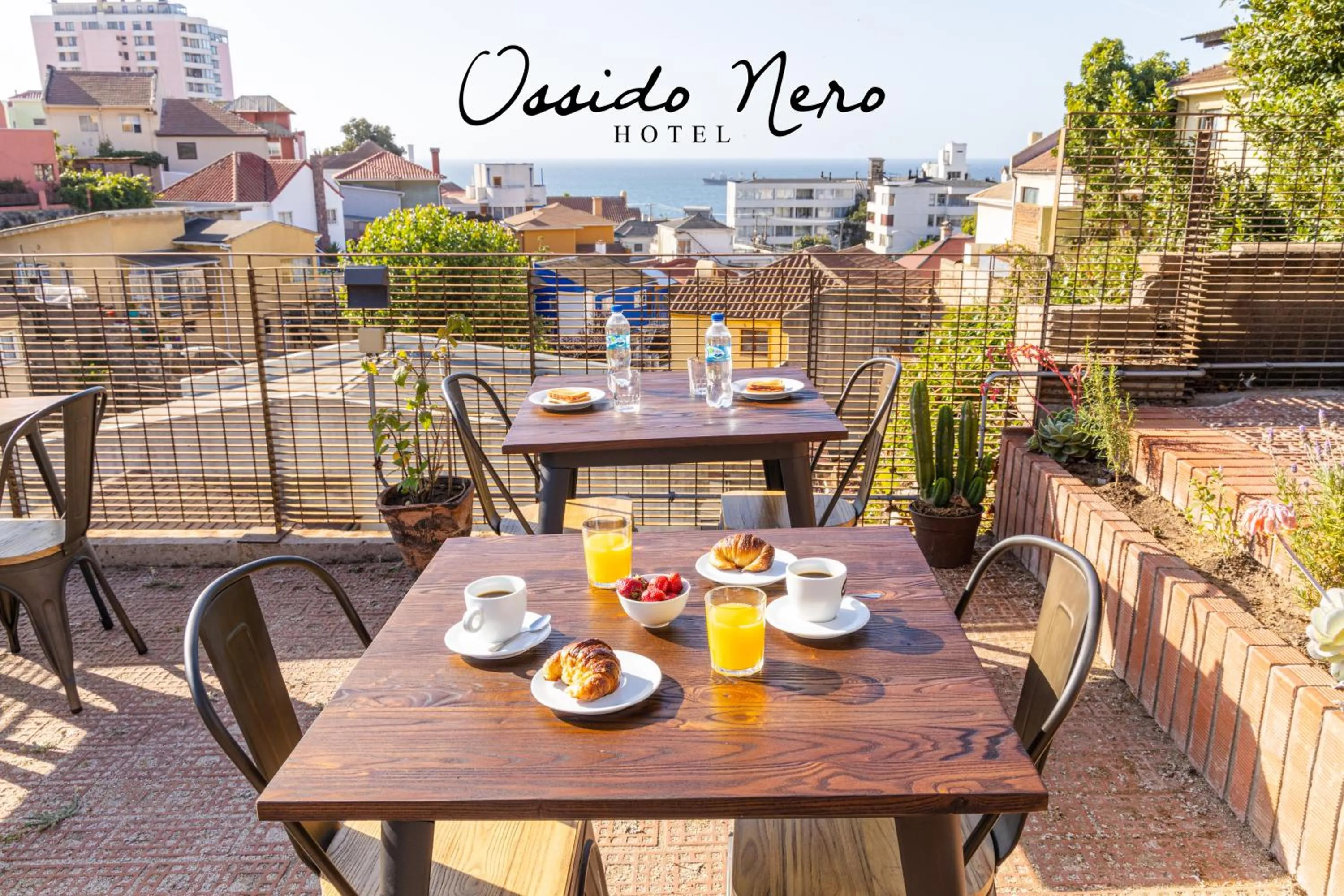 Patio in Hotel Boutique Ossido Nero