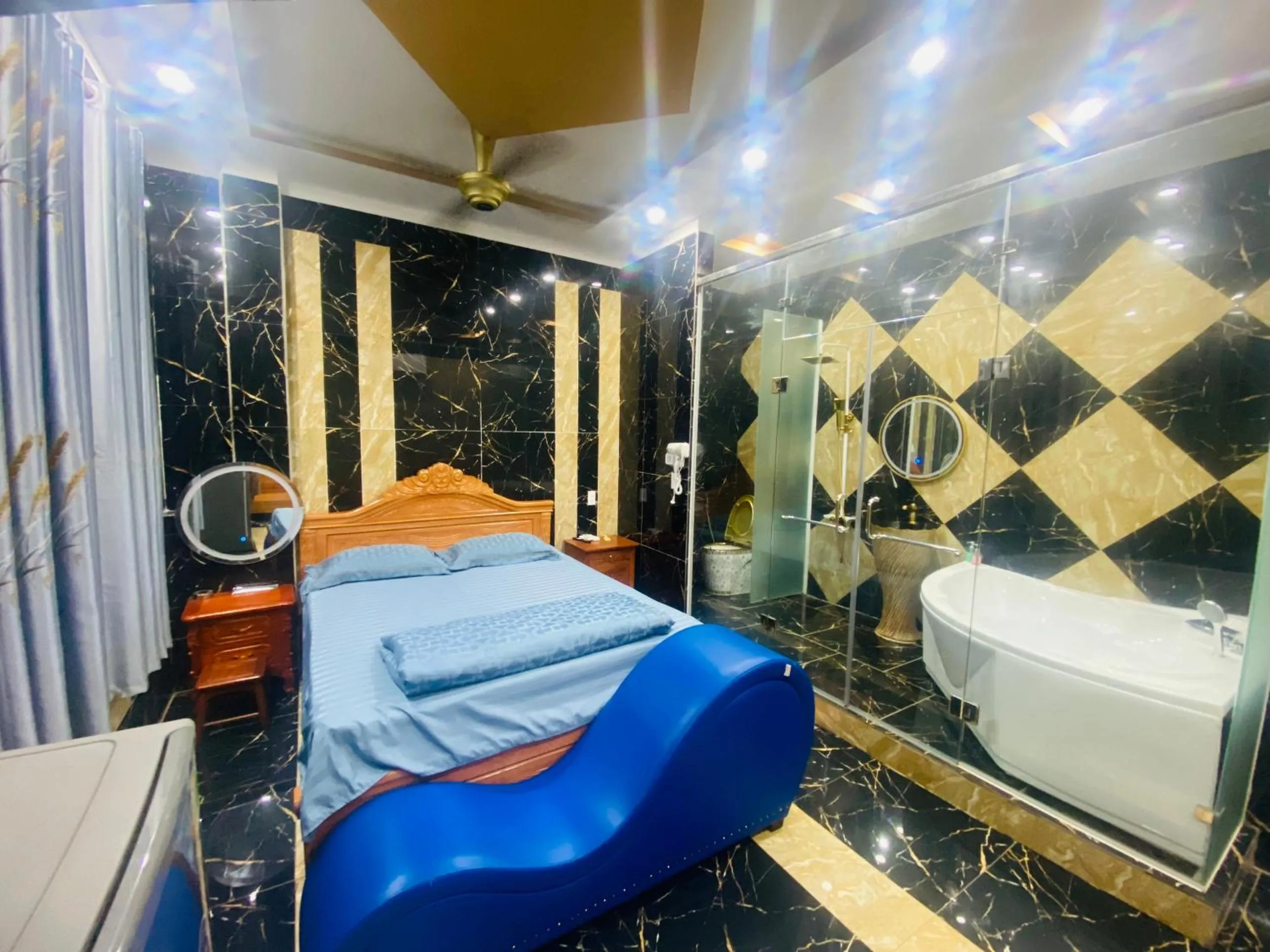 Bed in Khách Sạn Khánh Bình - Bình Dương