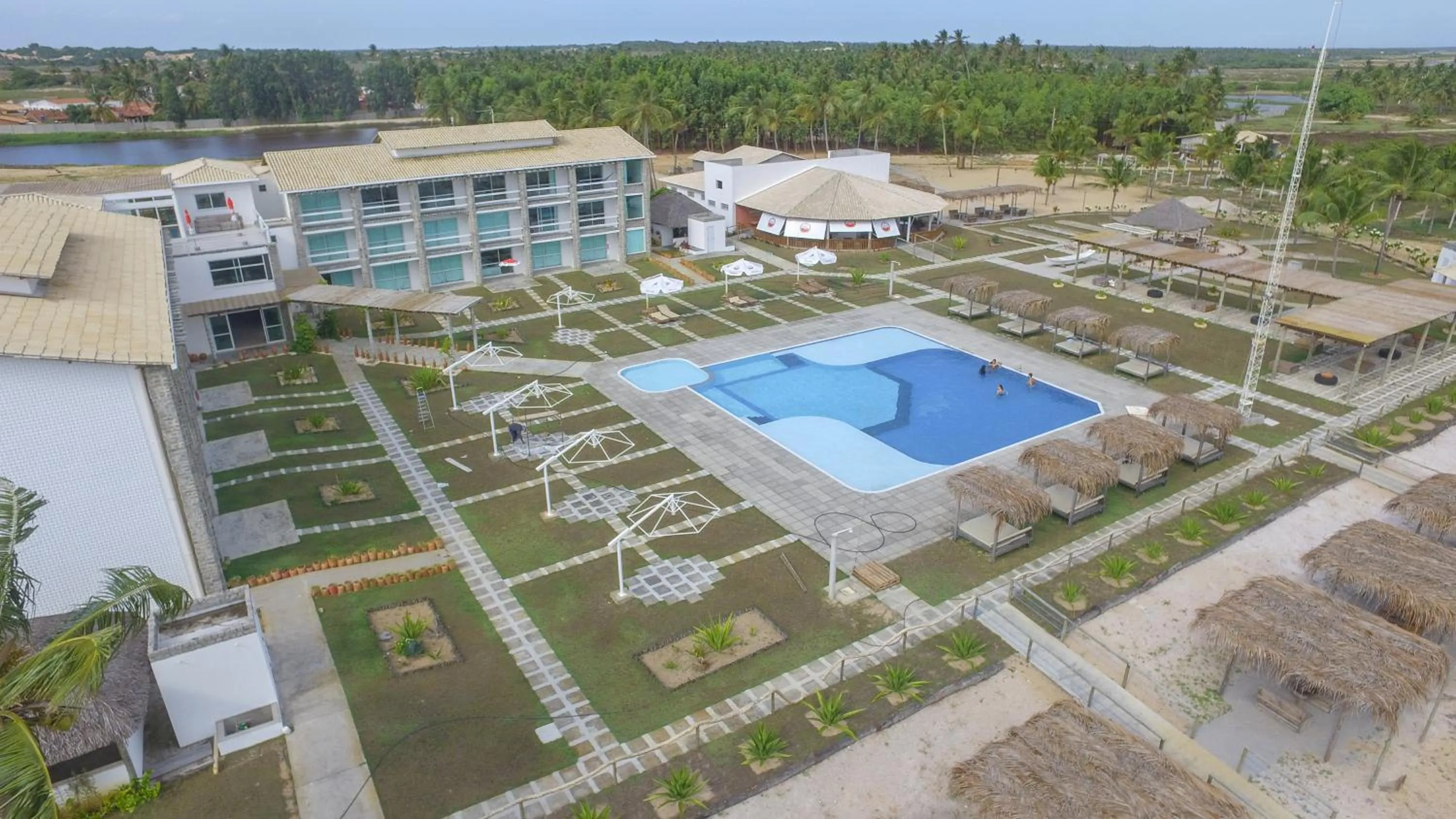 Property building in Eco Privillege Hotel