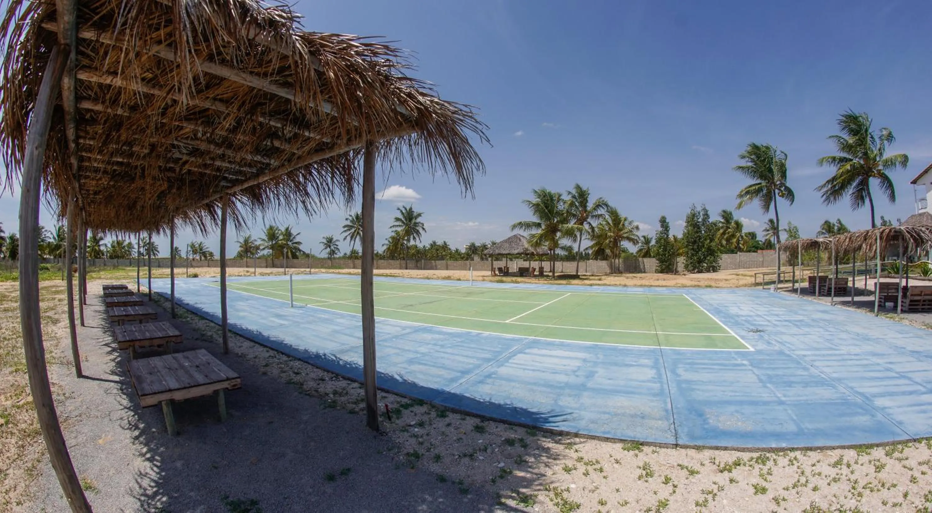 Tennis court in Eco Privillege Hotel