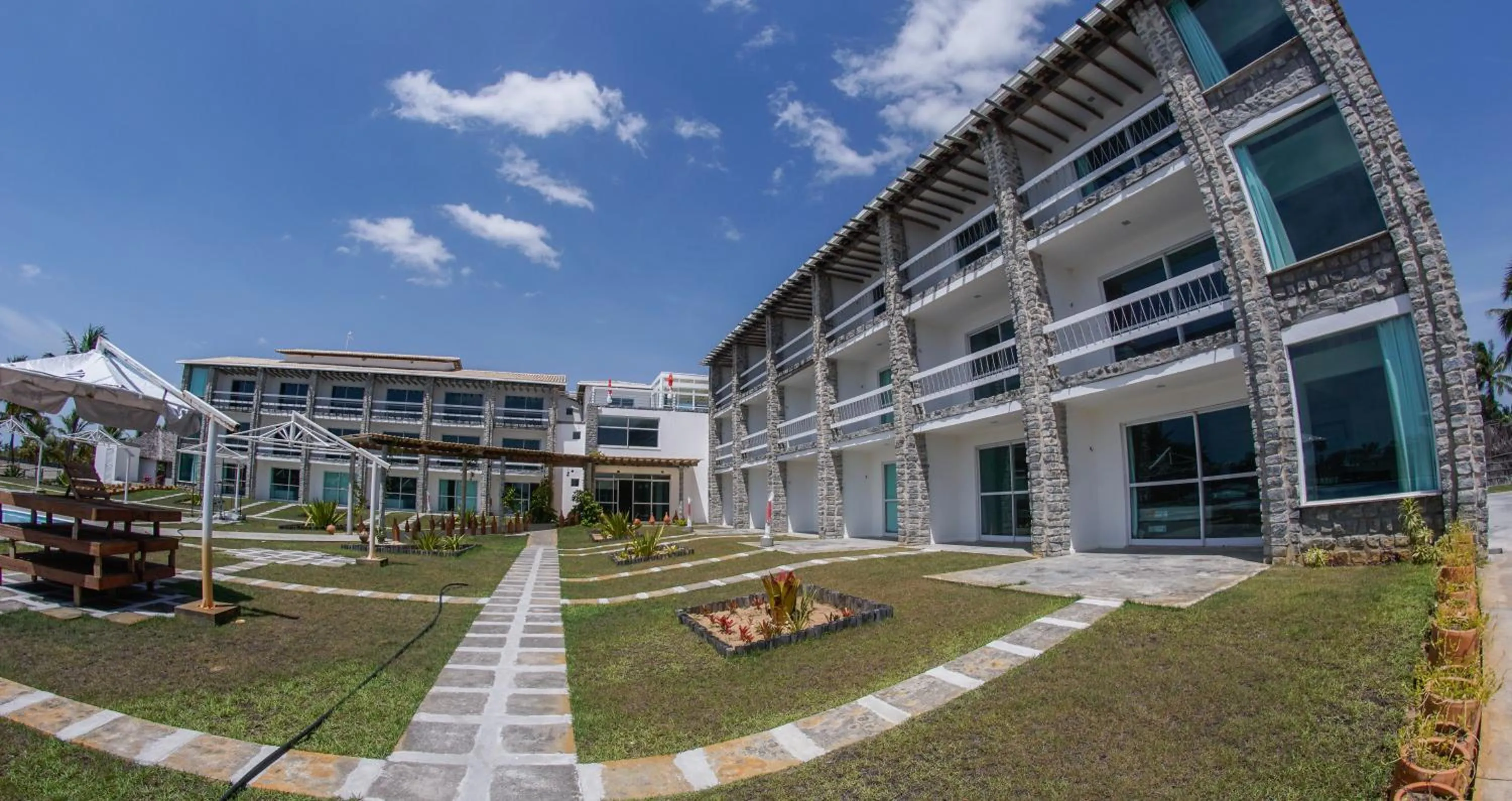 Property building in Eco Privillege Hotel