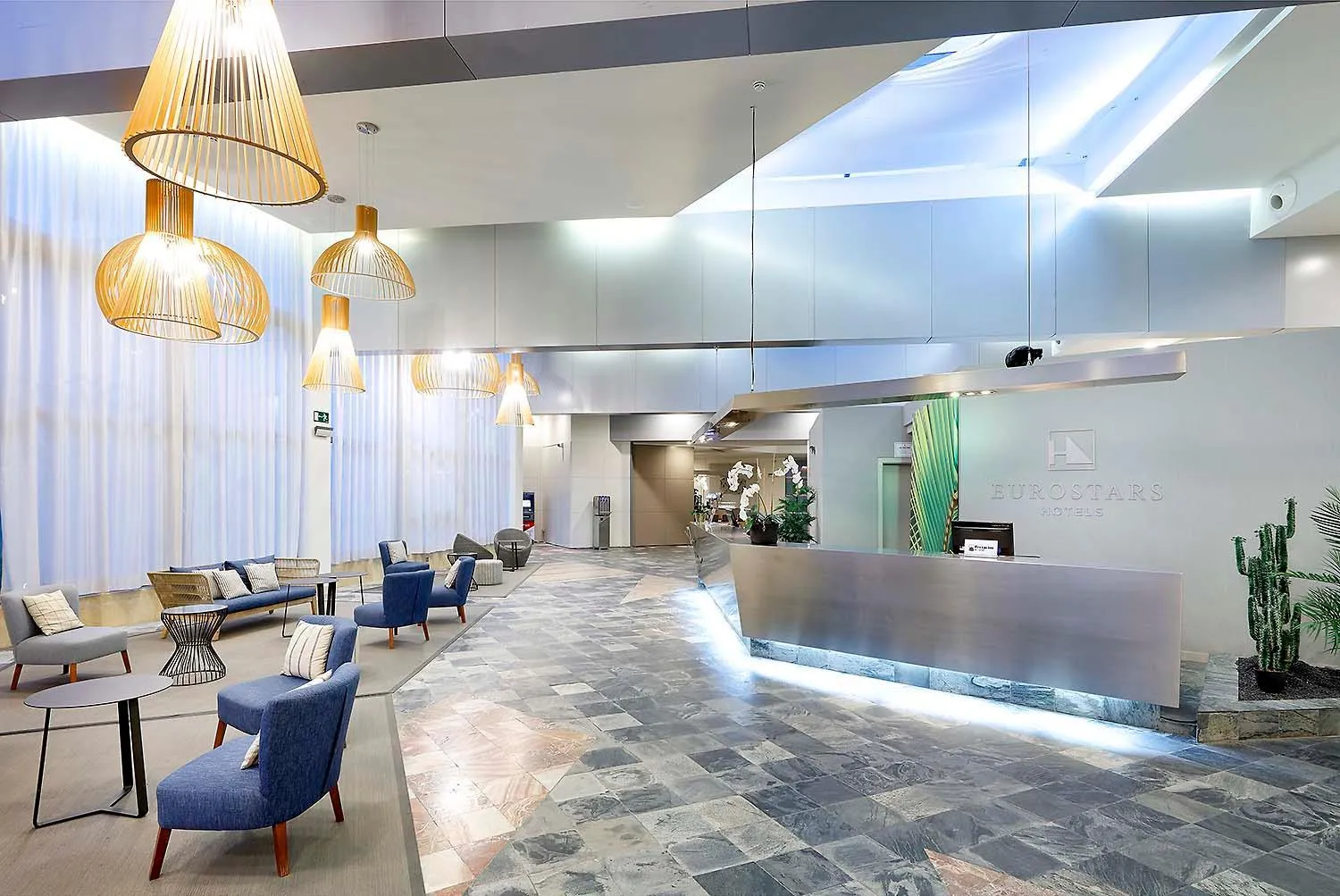 Lobby or reception in Eurostars Las Salinas
