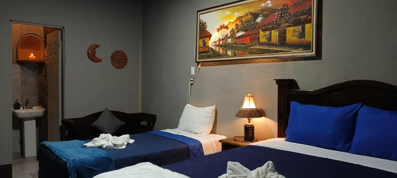 Bed in Hotel San Sebastián