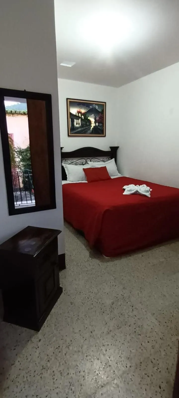 Bed in Hotel San Sebastián