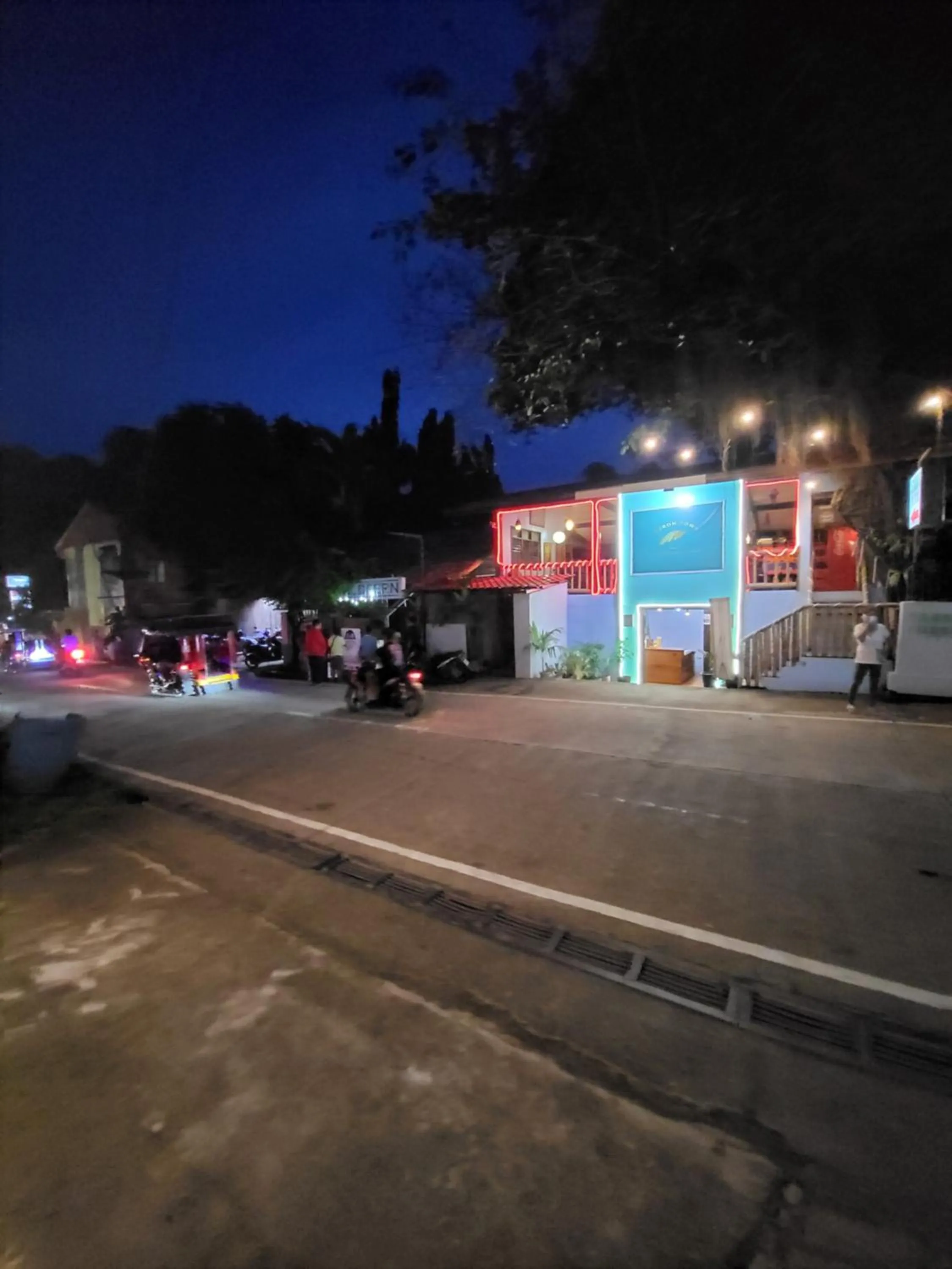 Street view in Coron town travellers inn