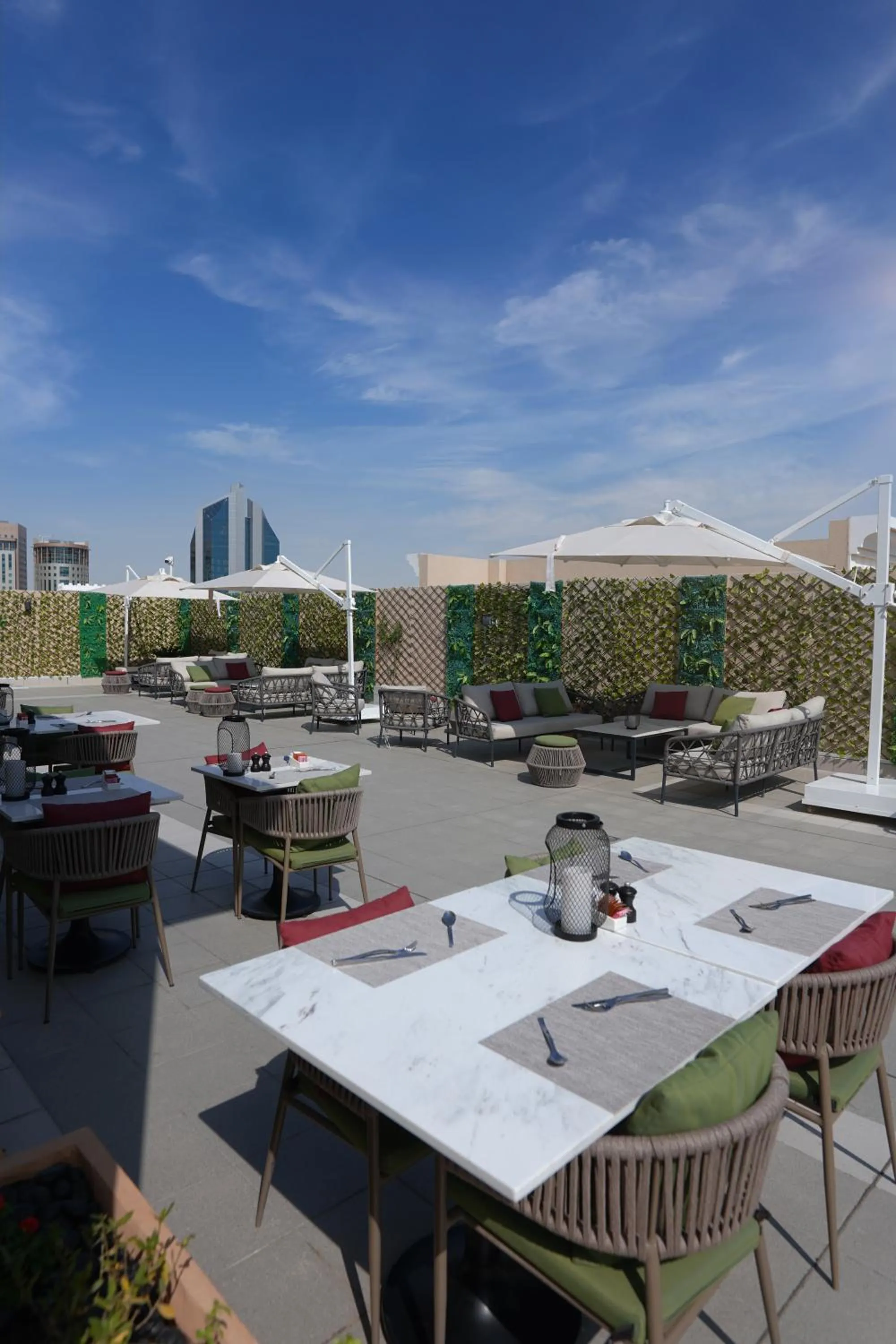 Restaurant/places to eat in La Maison Hotel Doha