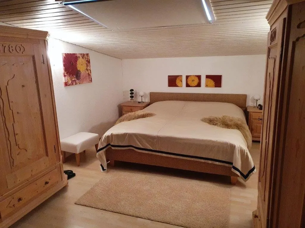 Bedroom, Bed in Apartment Tauplitz Kulmhof