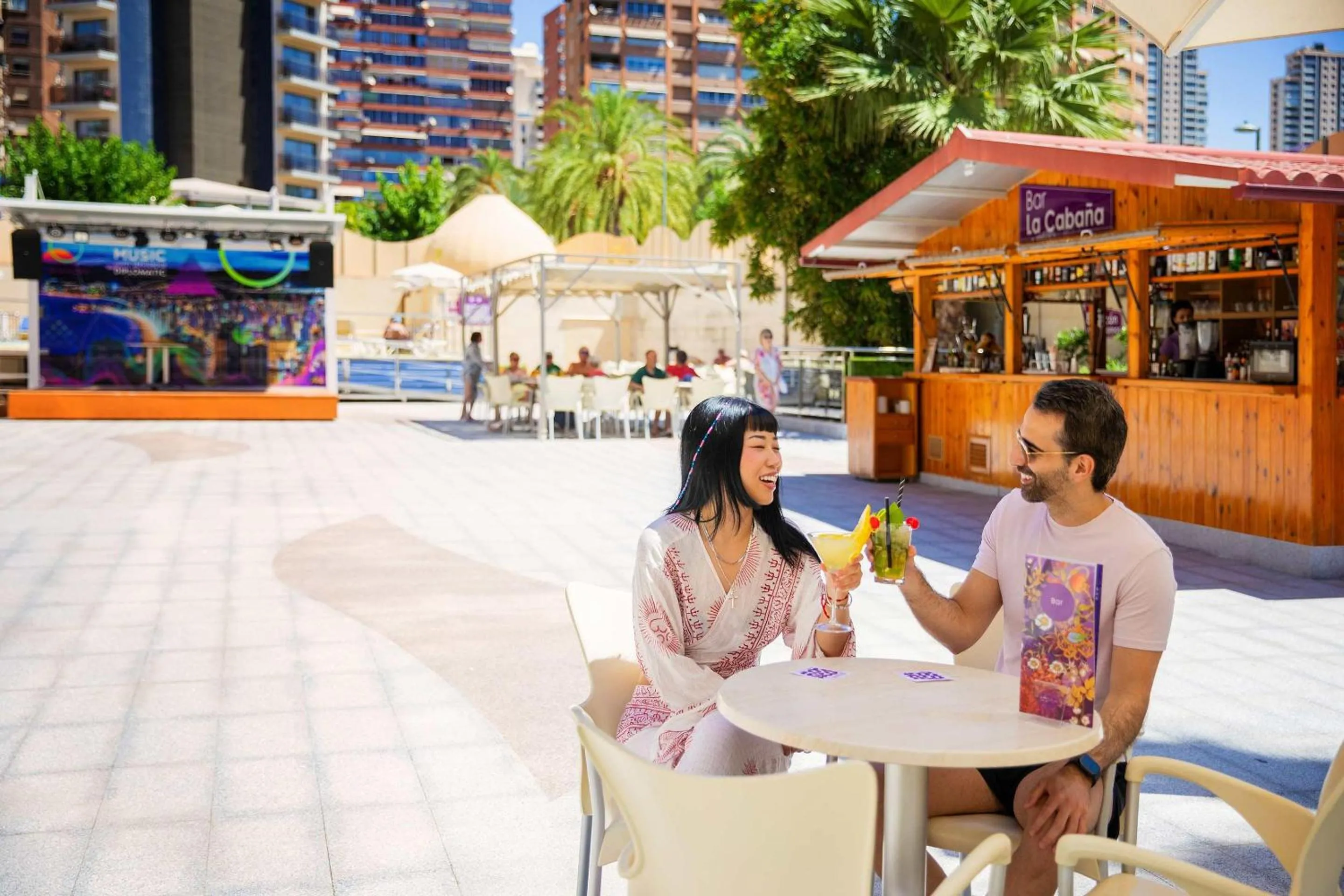 Balcony/Terrace in Hotel Servigroup Diplomatic 4 Sup