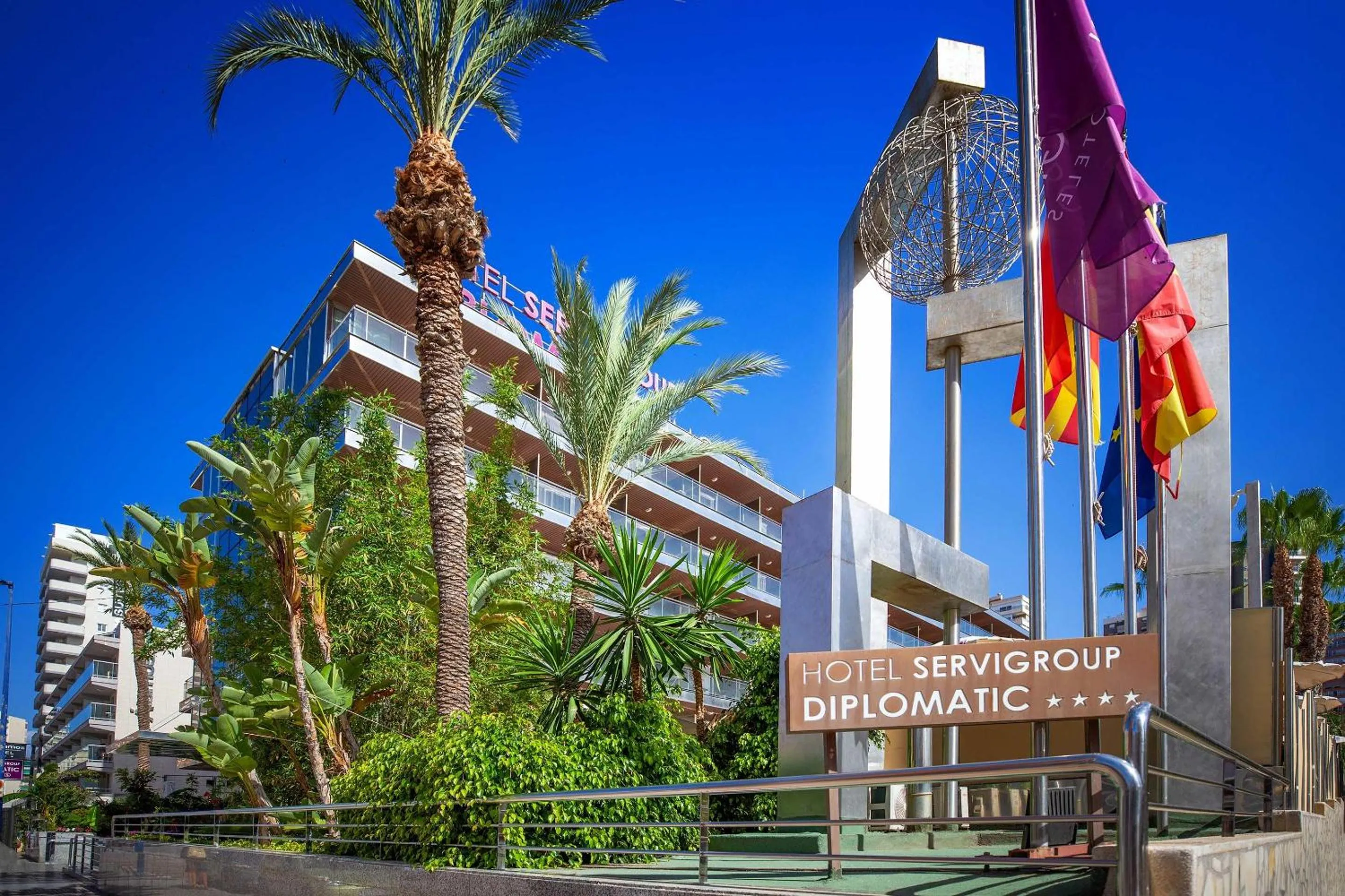 Property building in Hotel Servigroup Diplomatic 4 Sup