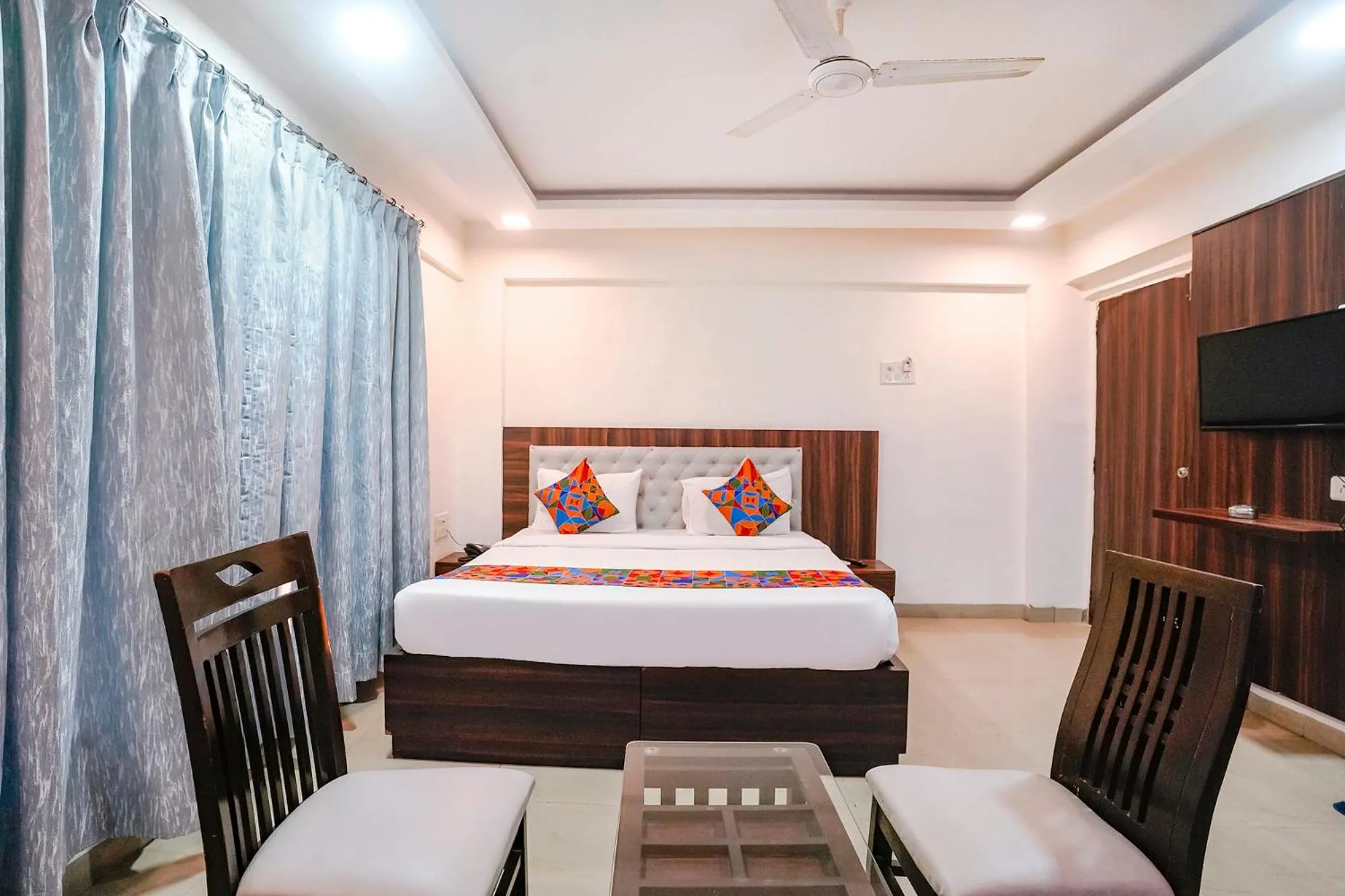 Bed in FabHotel Arsh Executive Inn