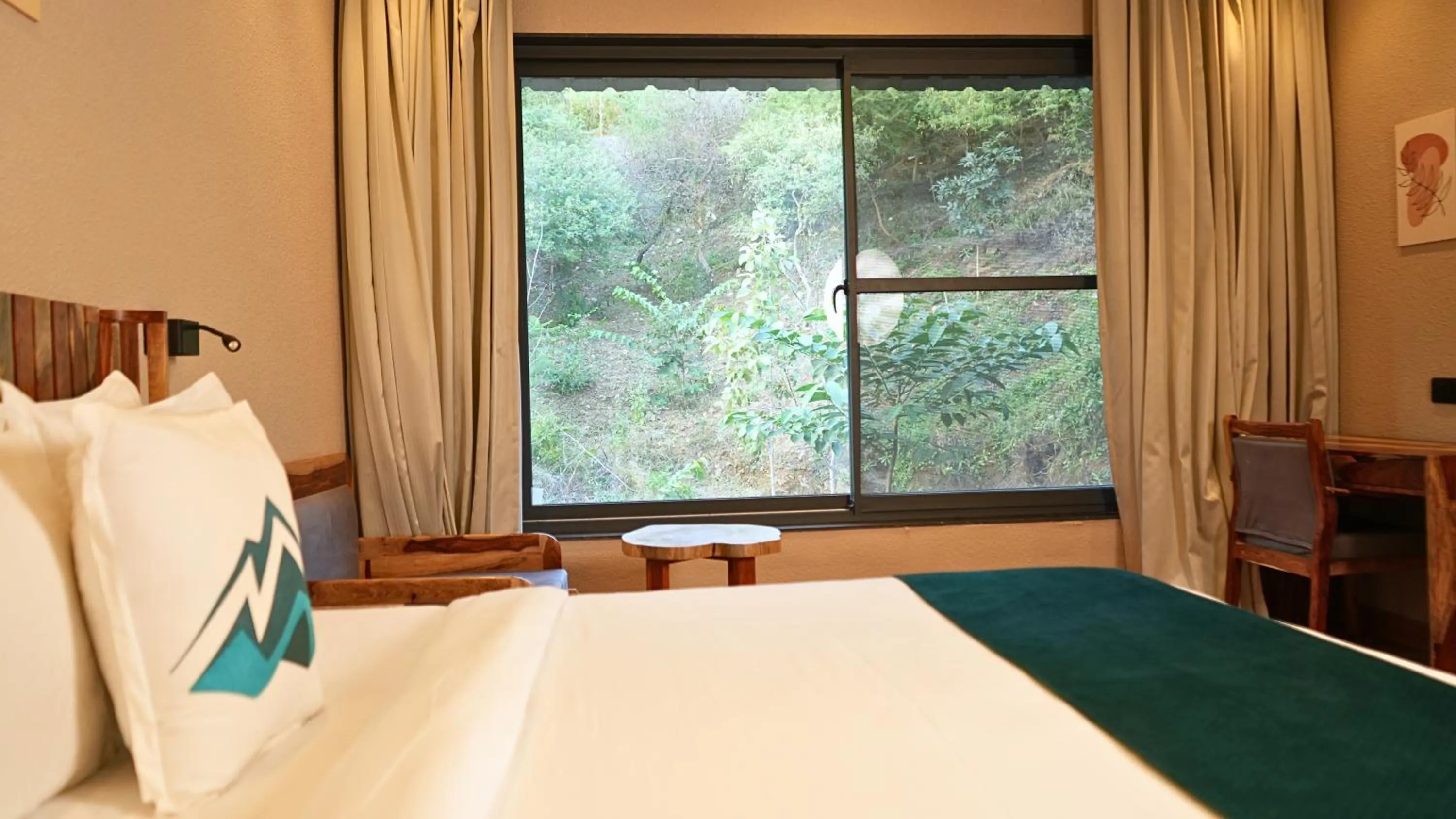 Bed in The Divine Hills Resort