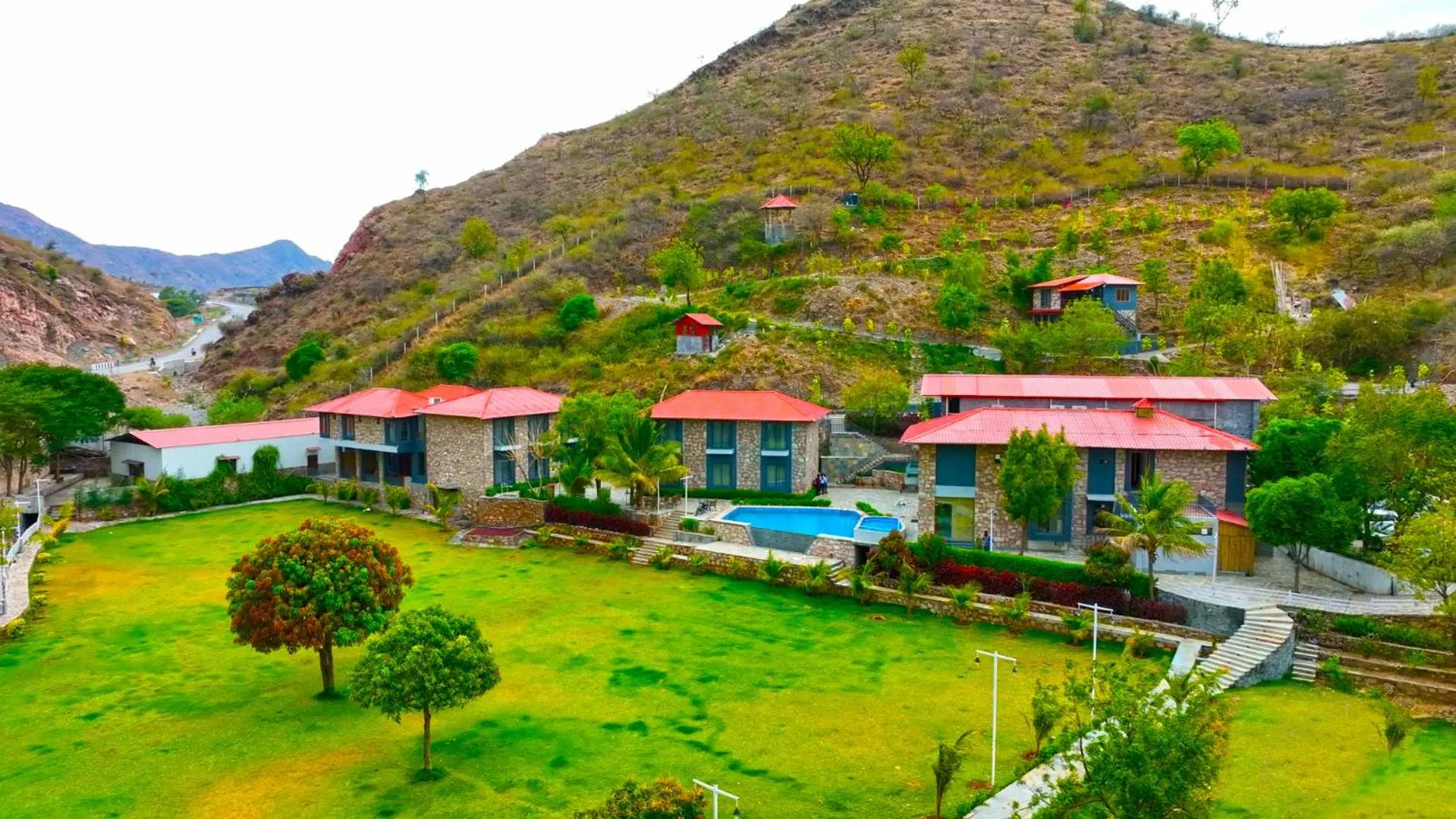 Property building in The Divine Hills Resort