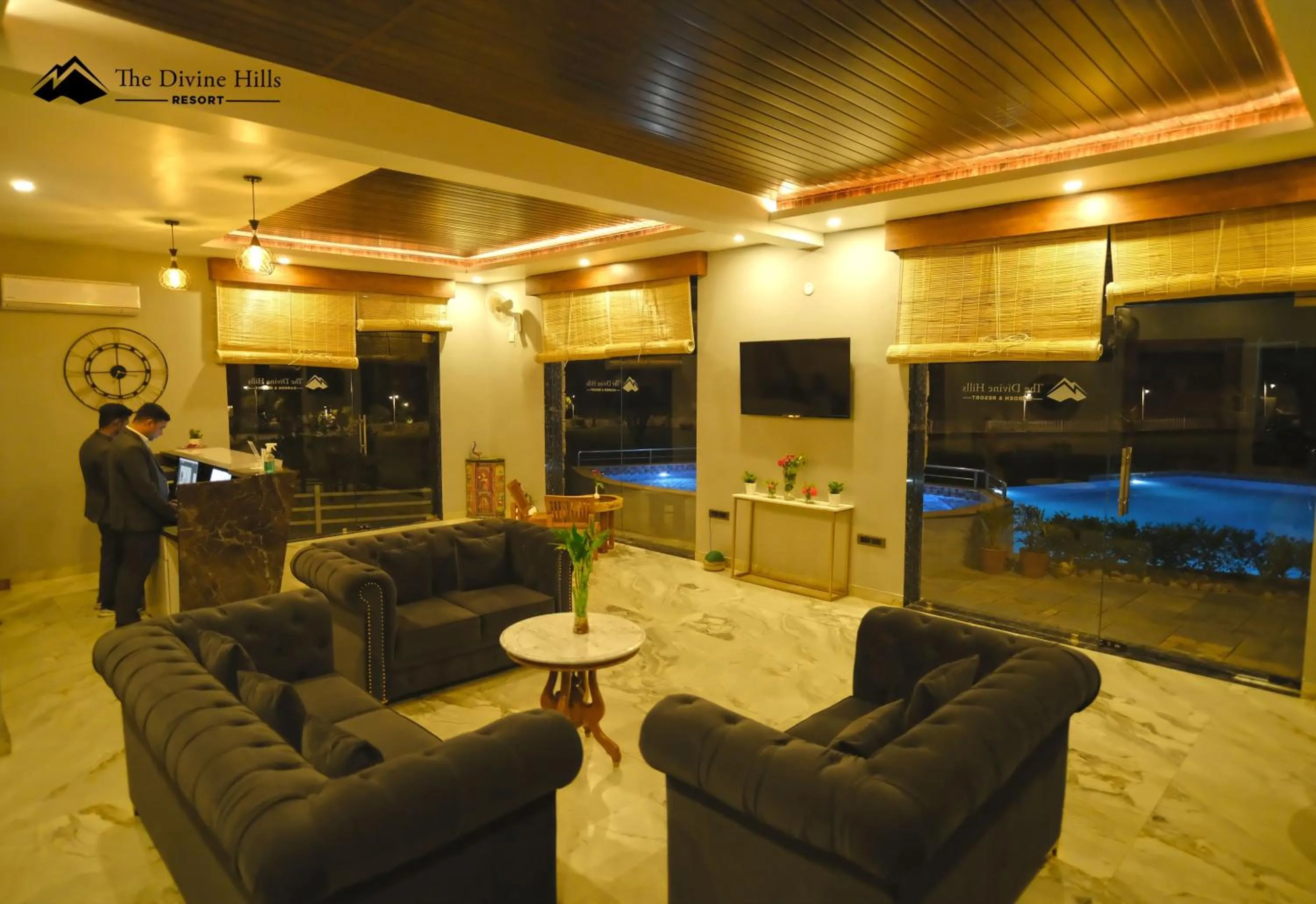 Lobby or reception in The Divine Hills Resort
