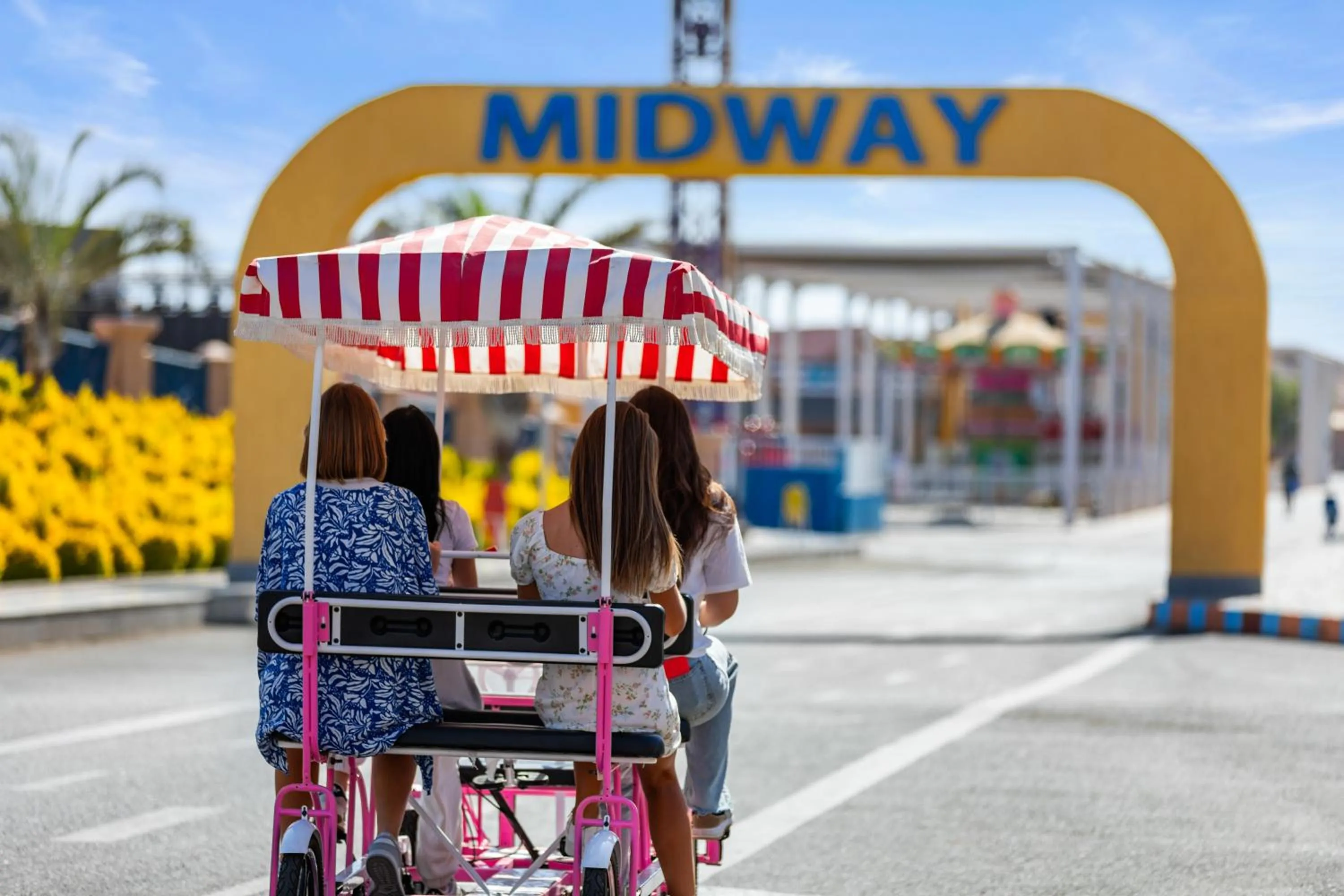 Cycling in Neverland City Hurghada - Pickalbatros