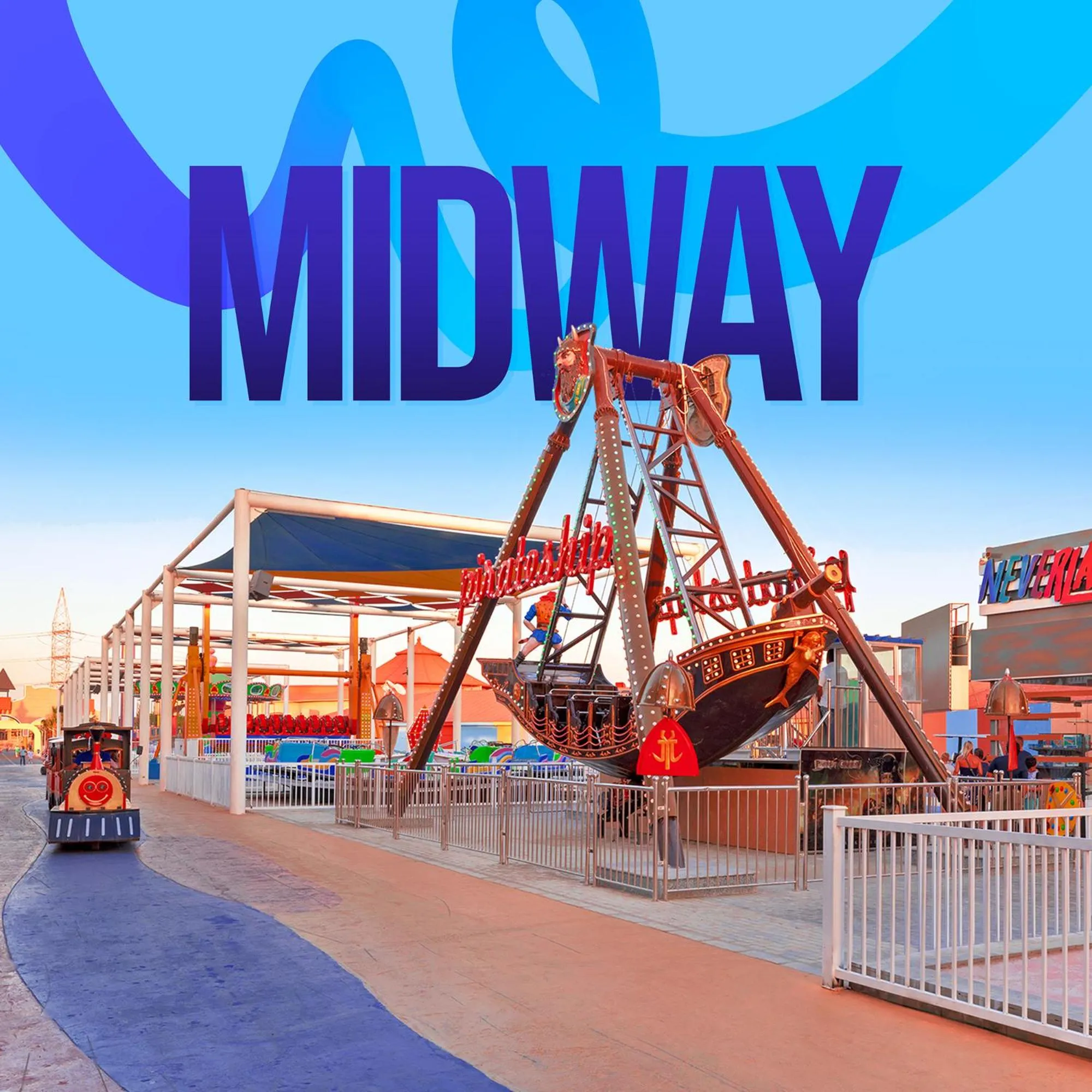 Street view in Neverland City Hurghada - Pickalbatros