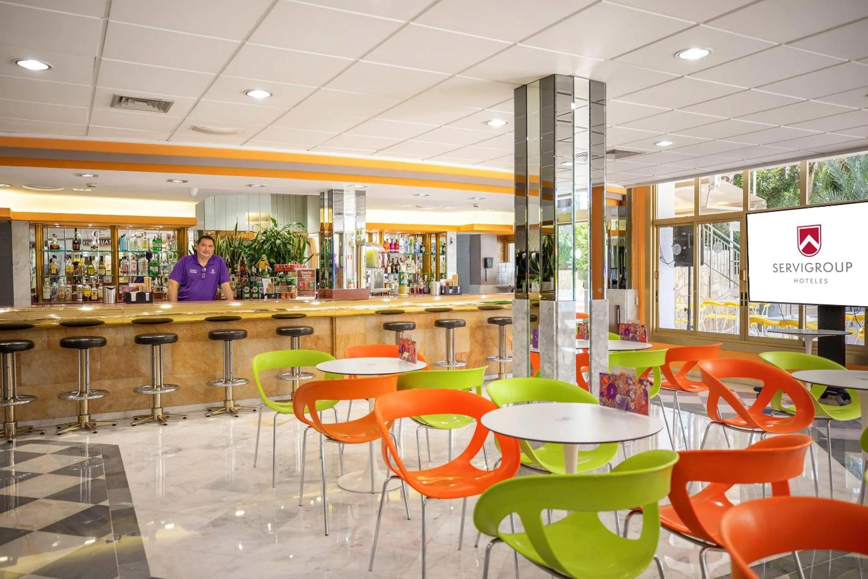 Lounge or bar in Hotel Servigroup Orange