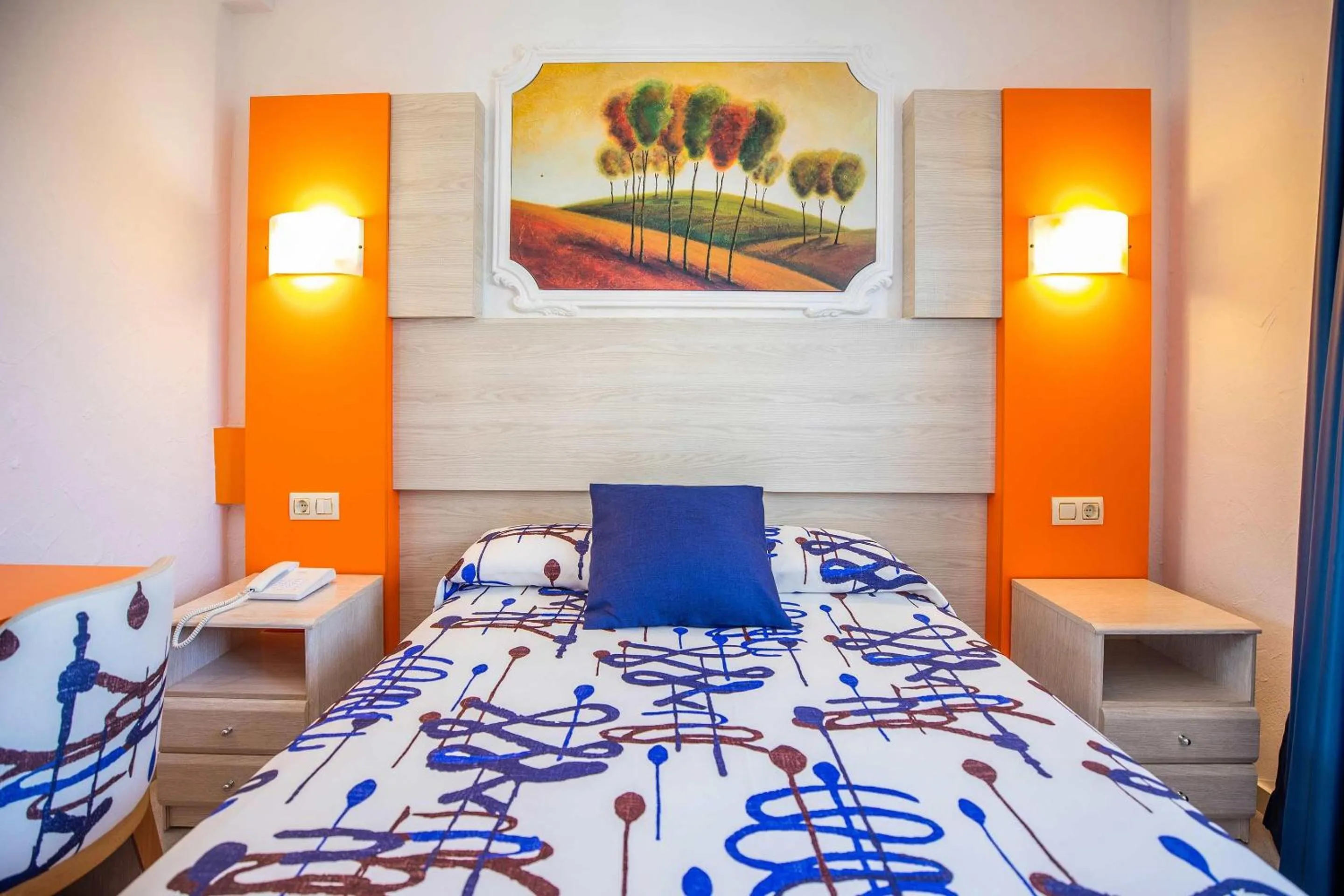 Meeting/conference room, Bed in Hotel Servigroup Orange