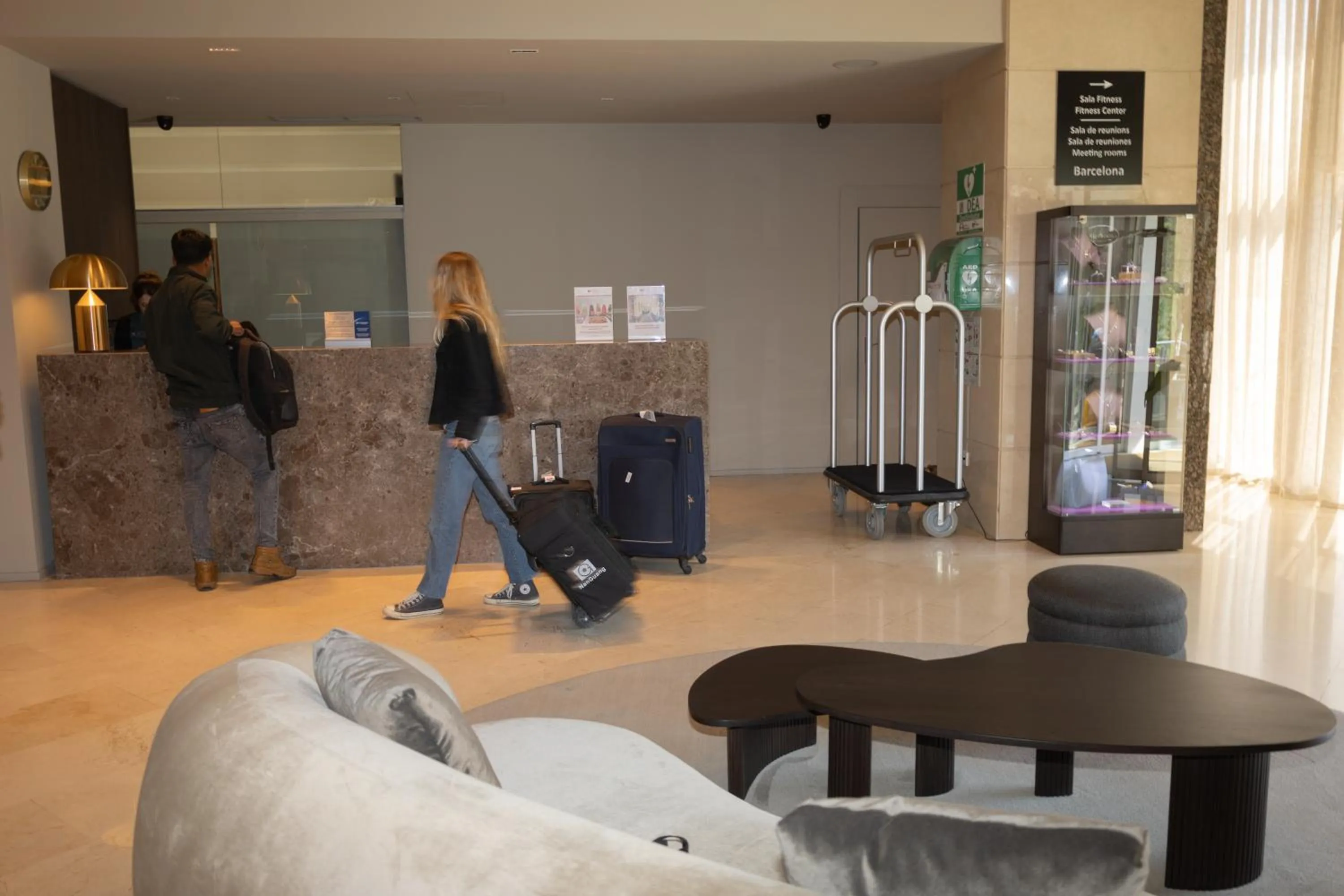 Lobby or reception in Best Western Premier CMC Girona