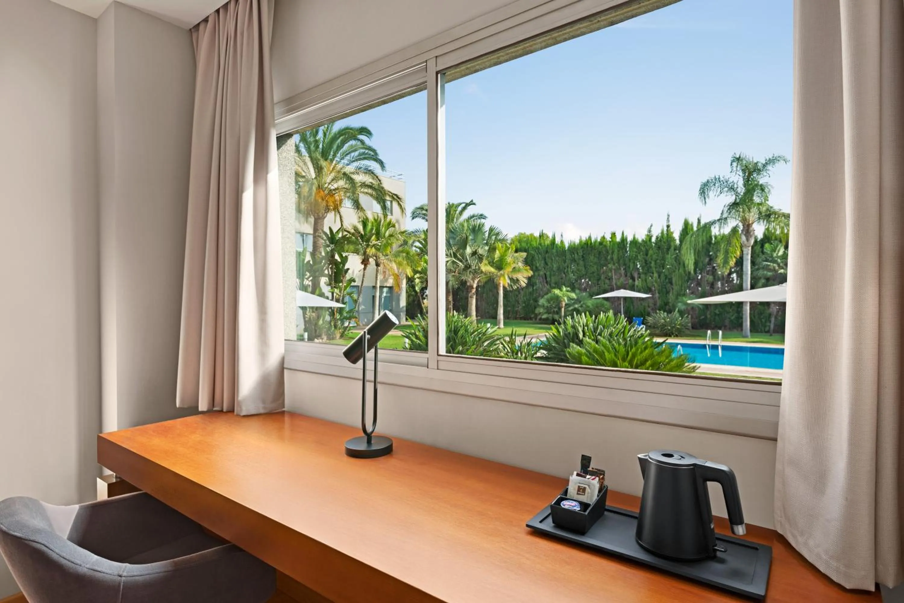 Pool view in Ramada by Wyndham Valencia Almussafes