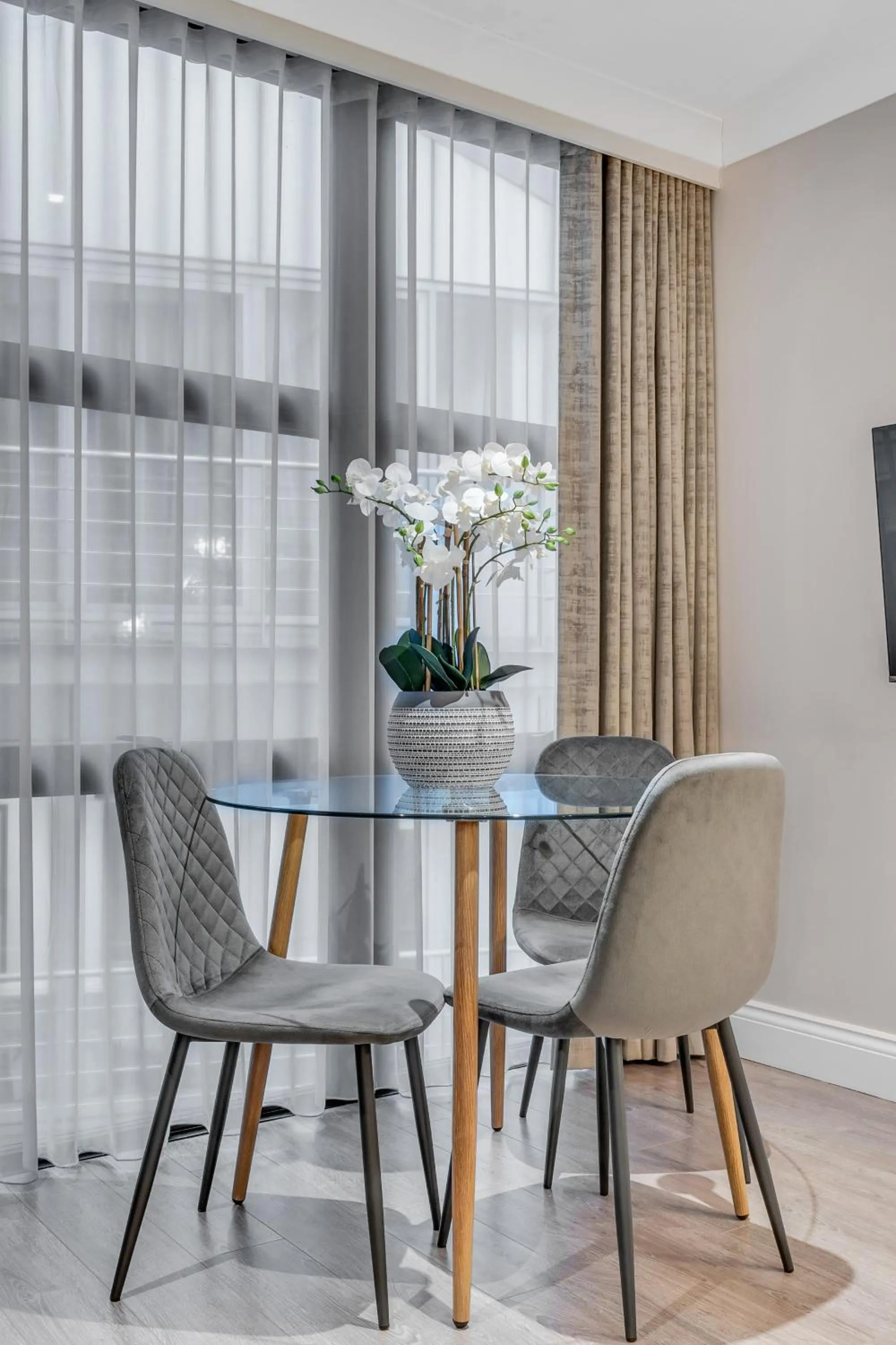 Seating area in Cleveland Residences Farringdon