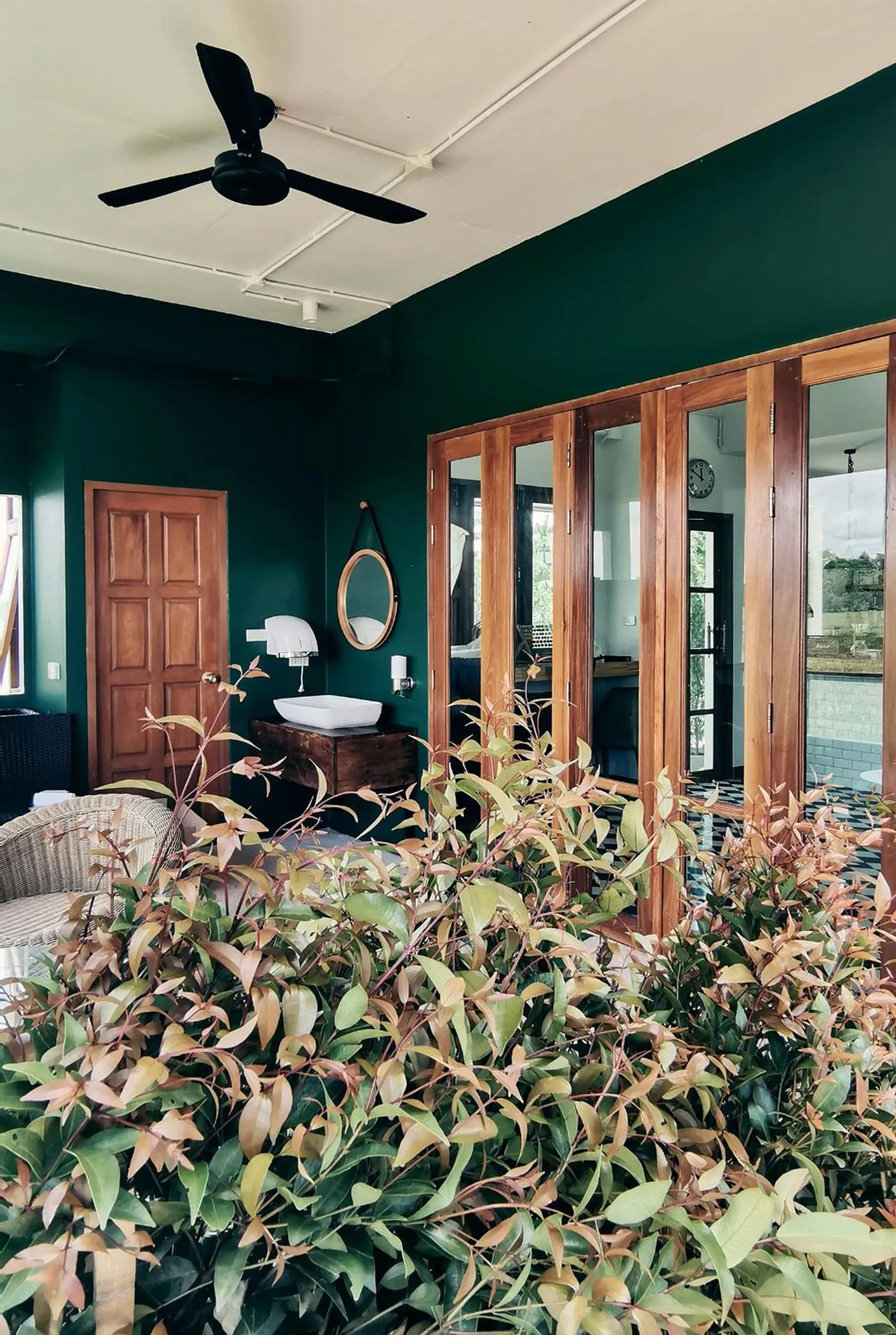 Seating area in Rice Villa Chiang Mai