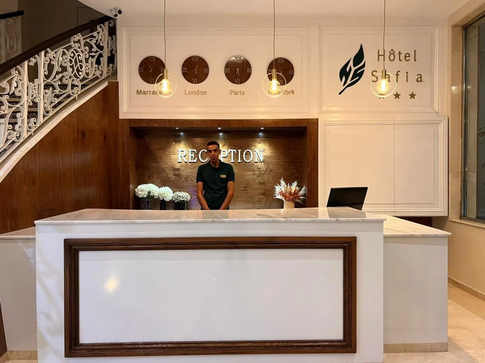 Lobby or reception in Hotel Safia