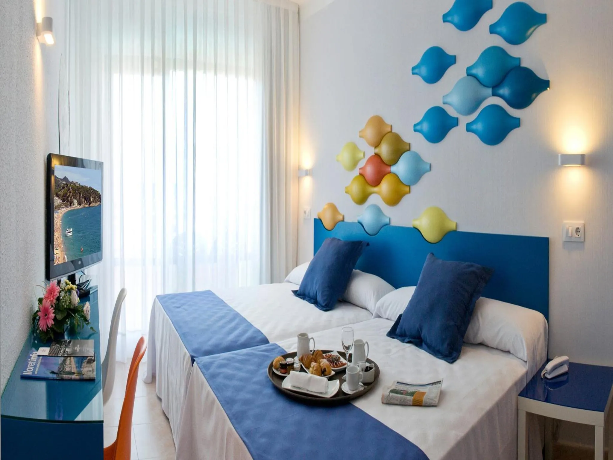 Bed in Evenia Olympic Resort