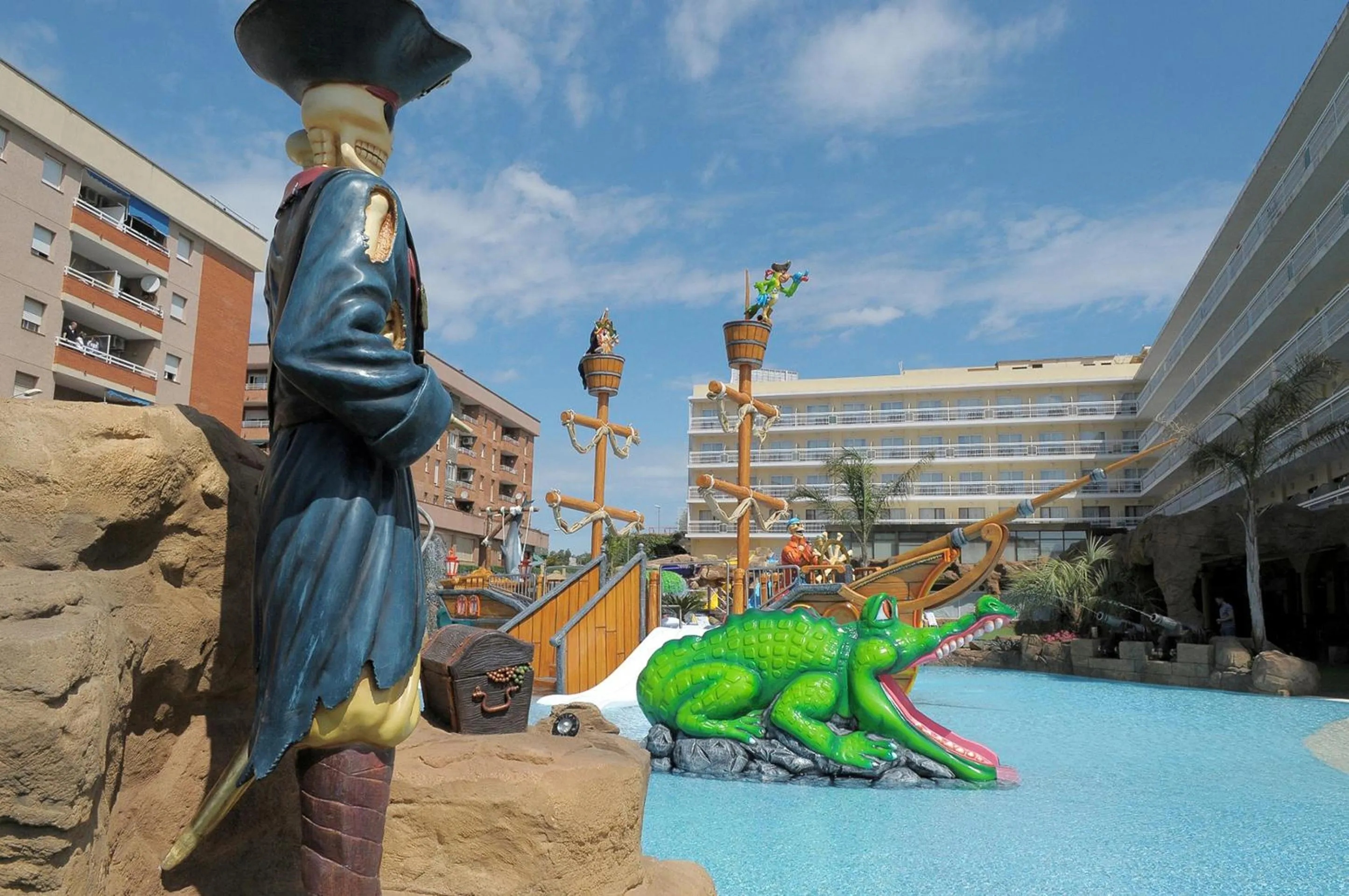 Pool view in Evenia Olympic Resort