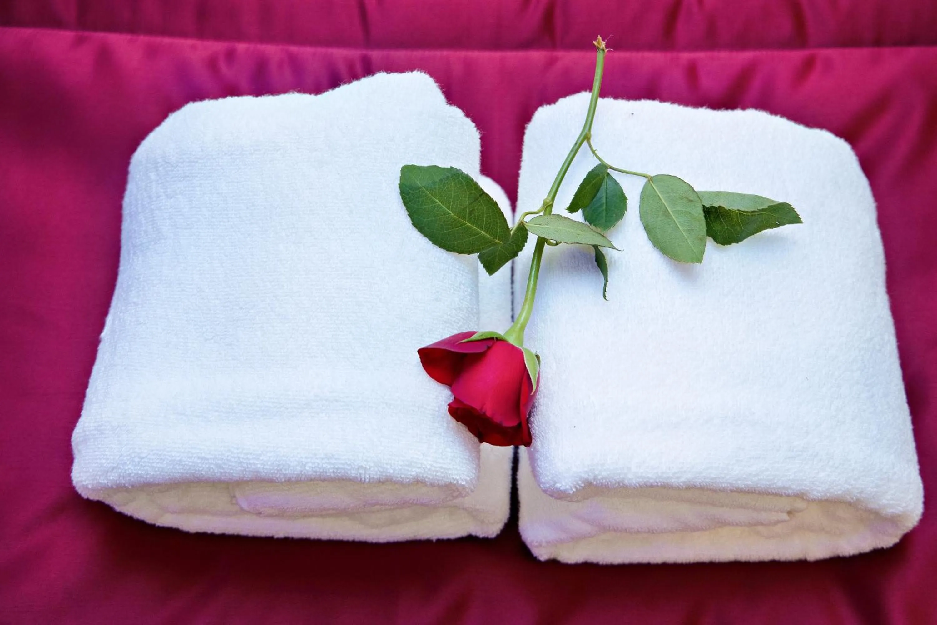 towels in Villa Grand Hotel Near Kempegowda International Airport