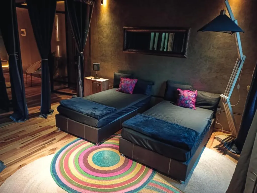 Bed in Casa Sabina Down Town Mexico City