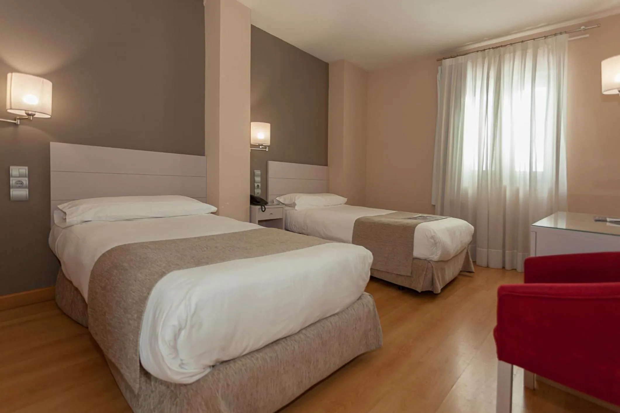 Bedroom, Bed in Hotel AACR Museo