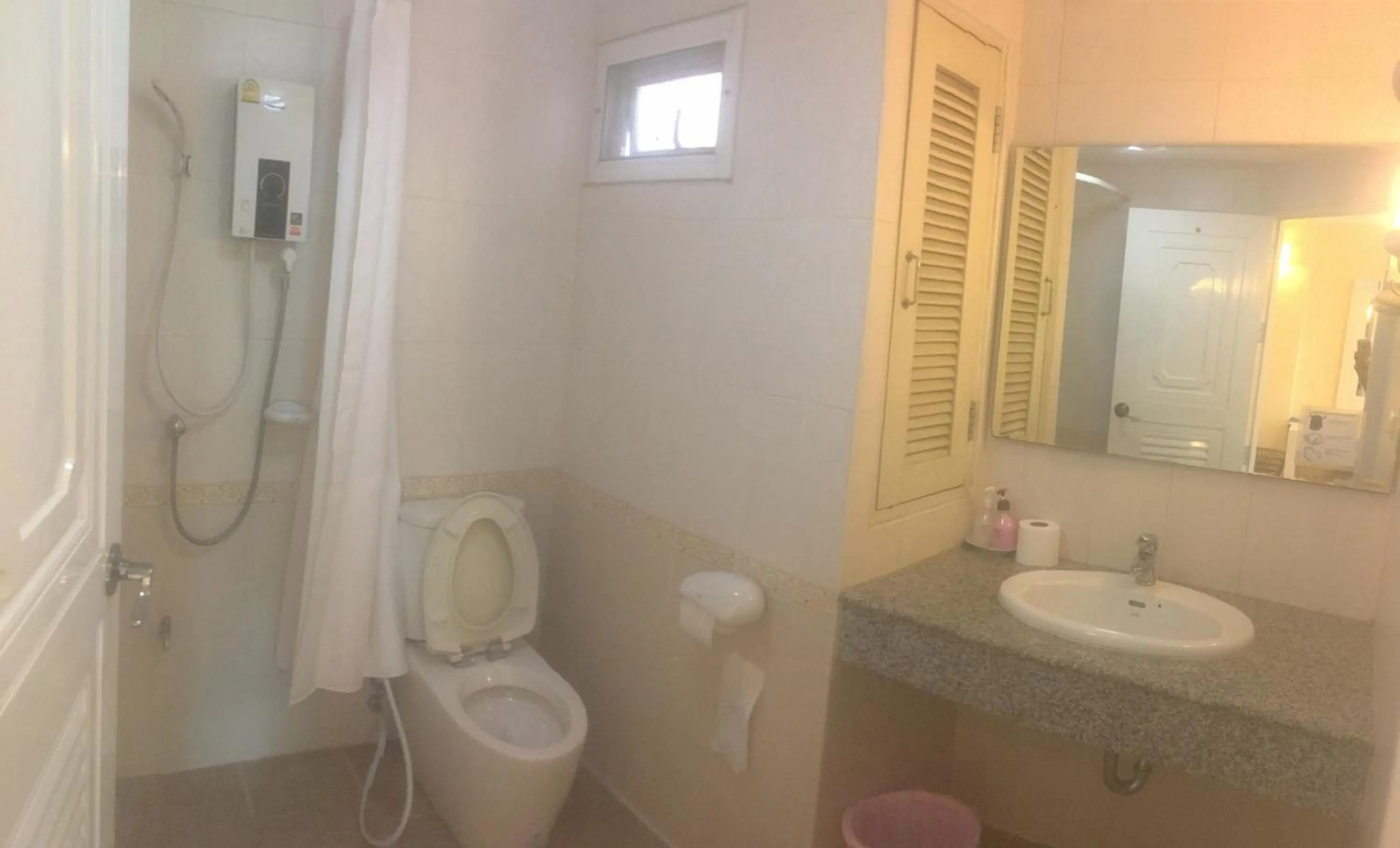 Bathroom in Triple Palms House
