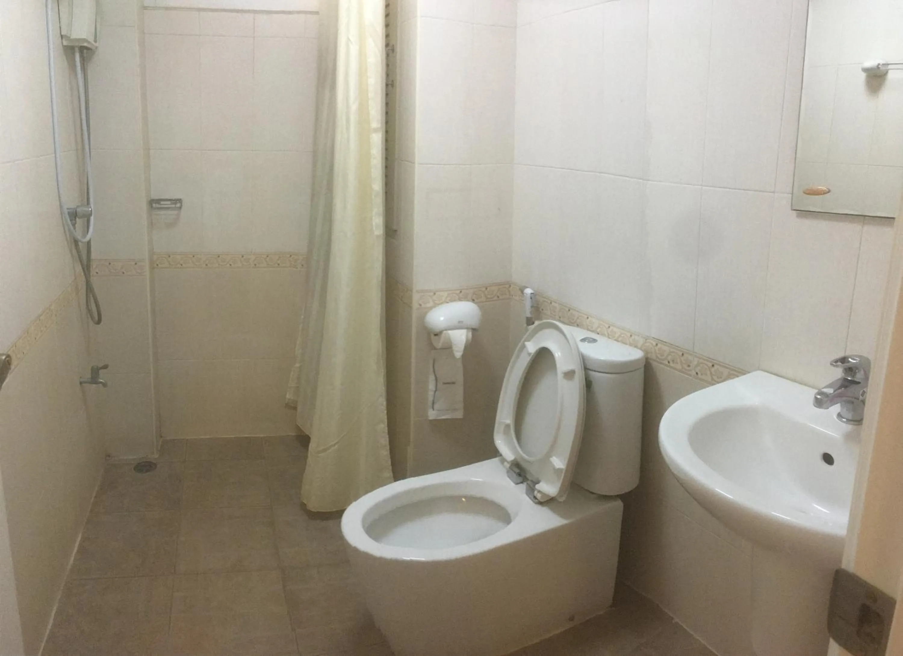 Bathroom in Triple Palms House