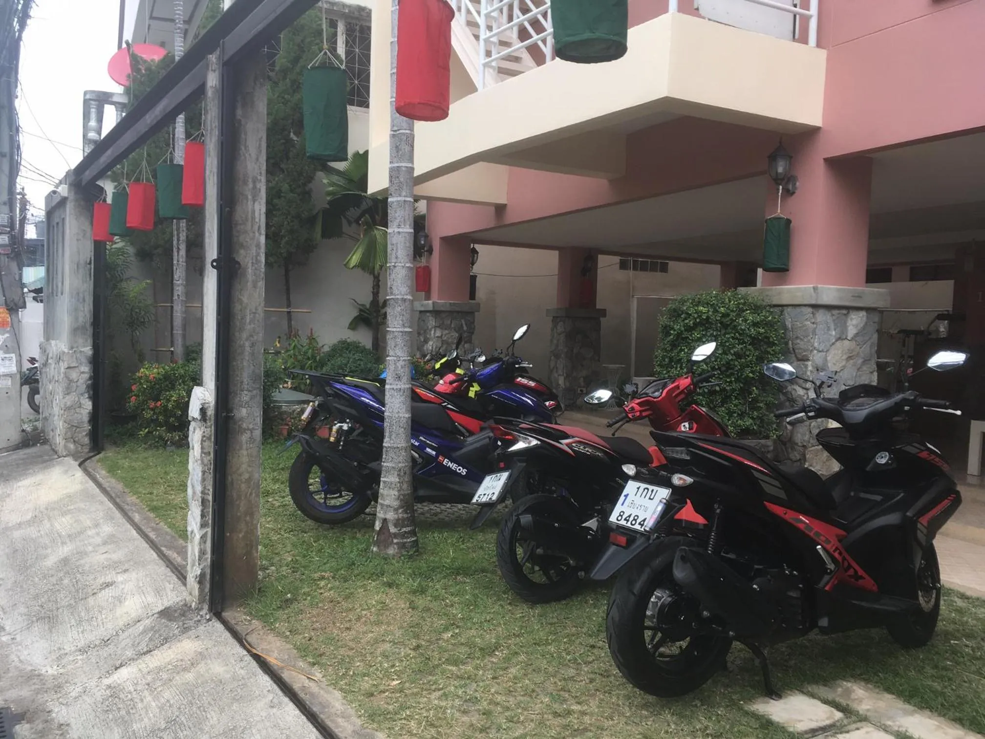 Cycling in Triple Palms House