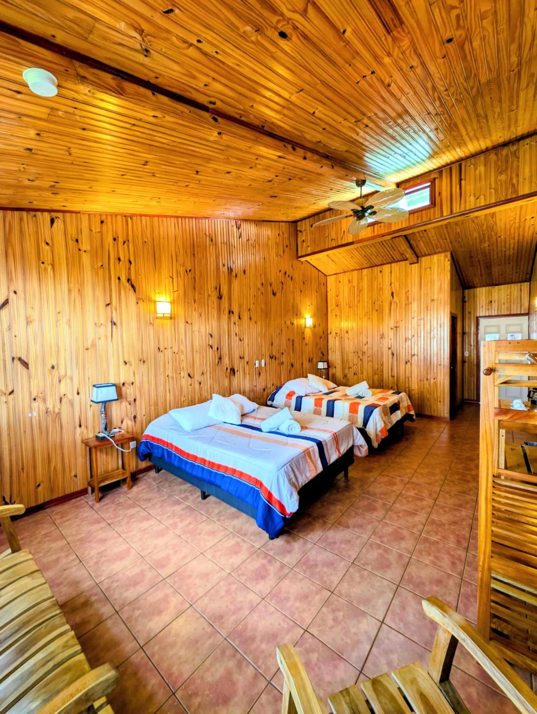 Bed in Miztli Lodge & Adventure