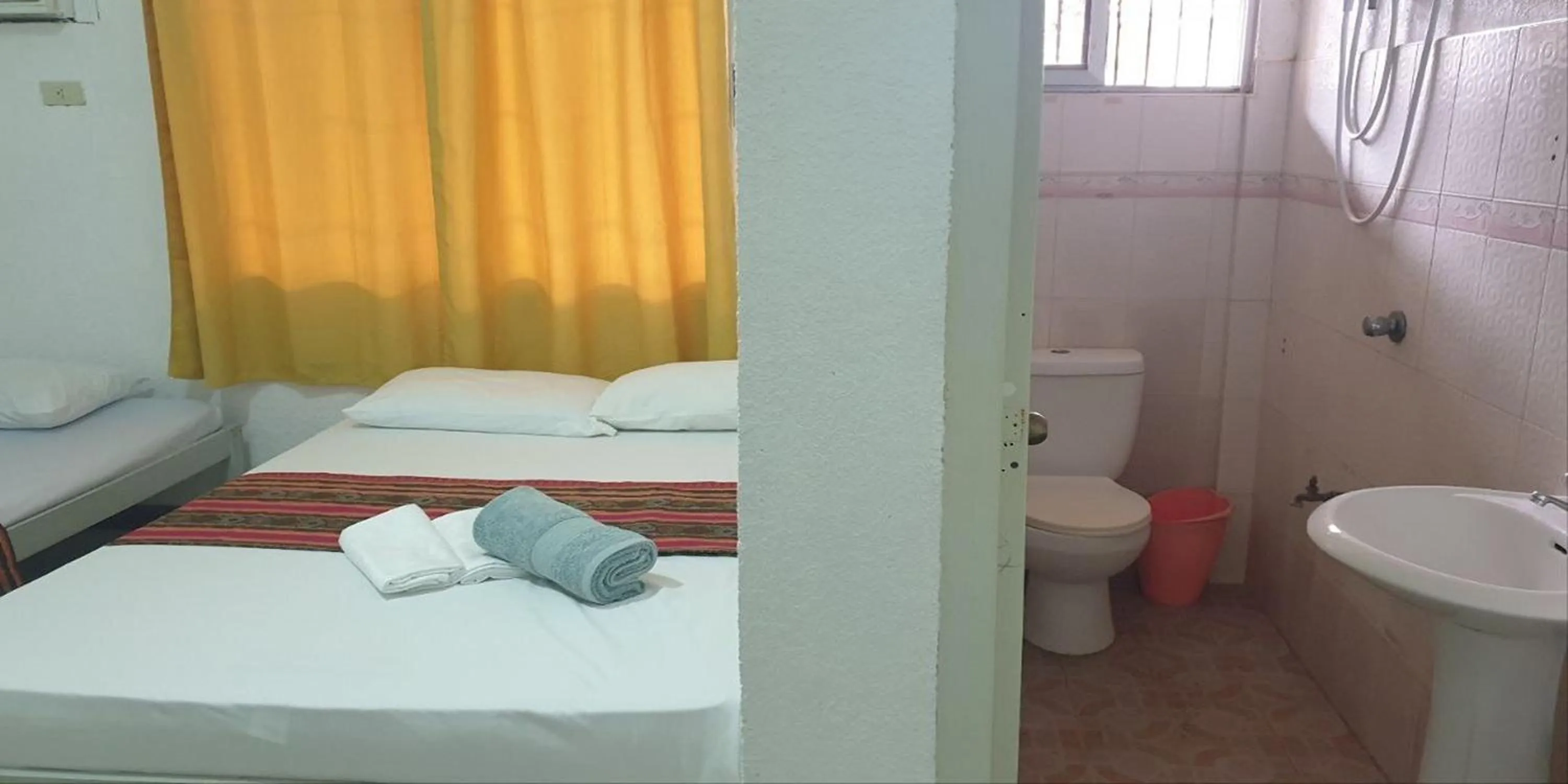 Bed in Hanbee's Resort Puerto Princesa Palawan