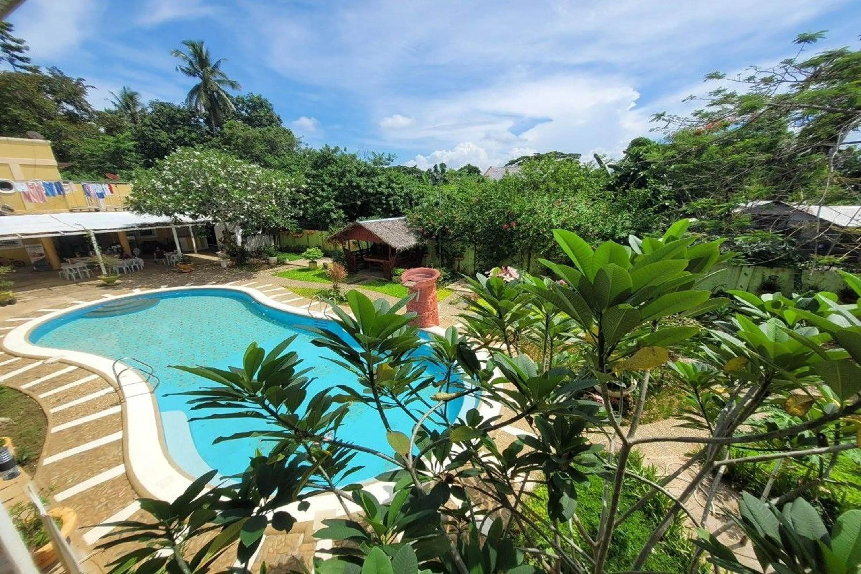 Pool view in Hanbee's Resort Puerto Princesa Palawan