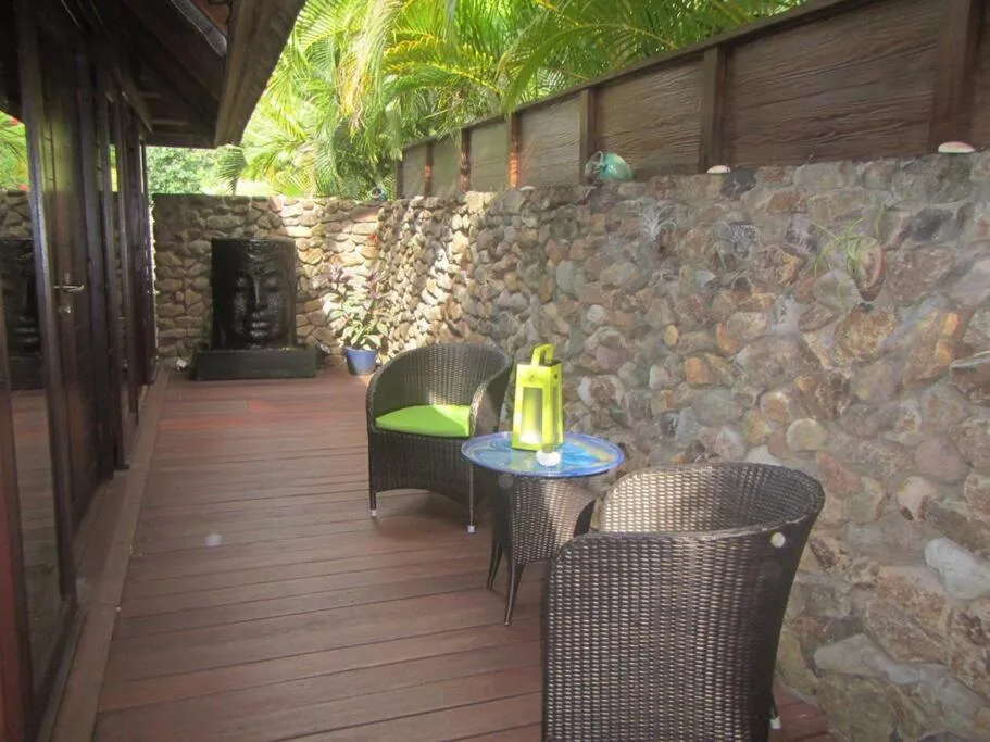 Patio in Villa Moana