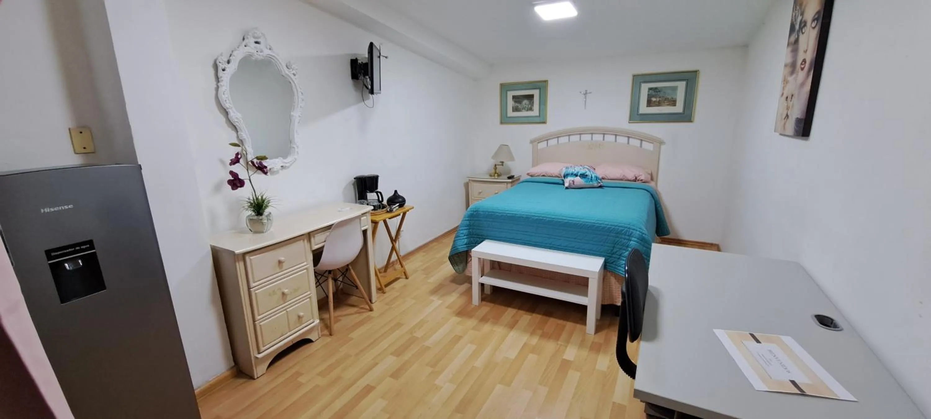 Bedroom, Bed in Habitaciones Narvarte Del Valle