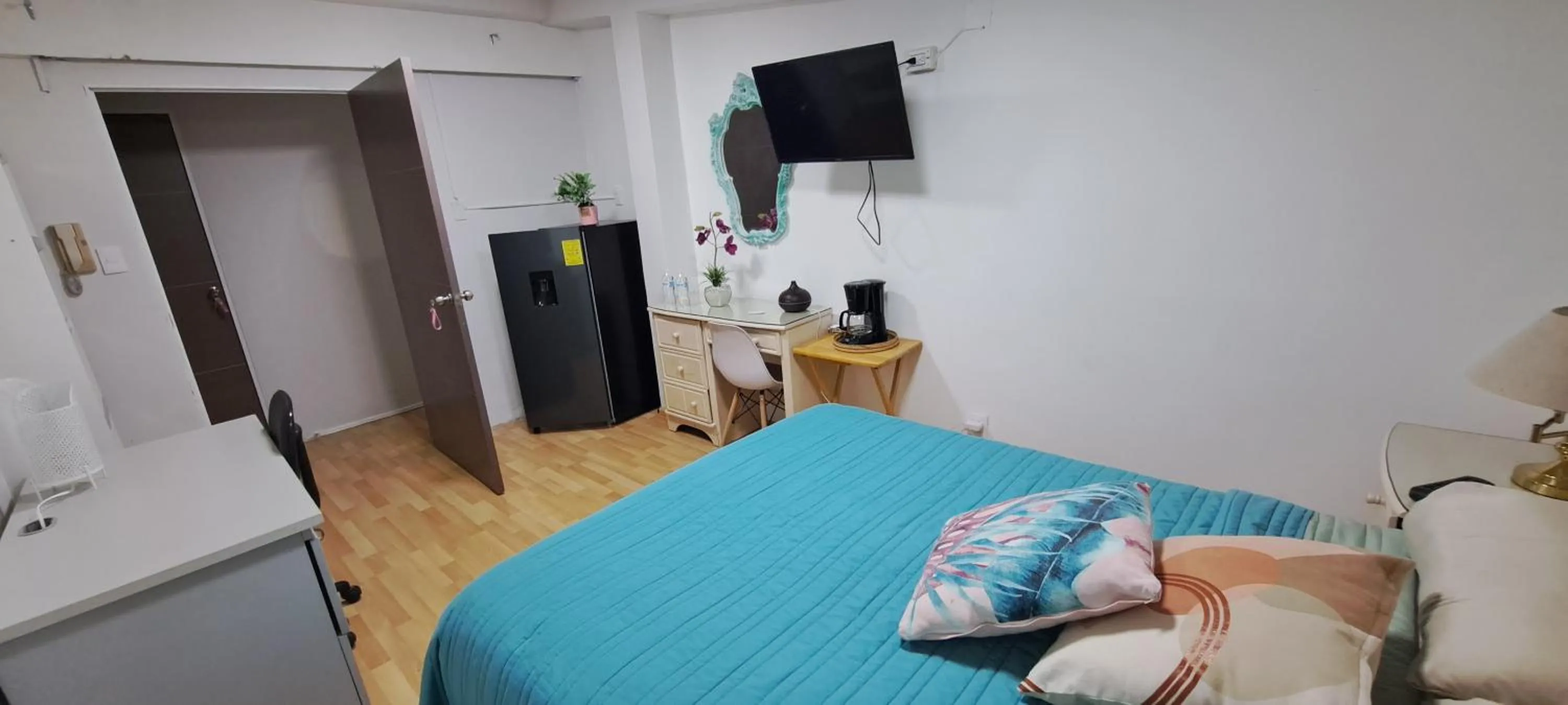 Bed in Habitaciones Narvarte Del Valle