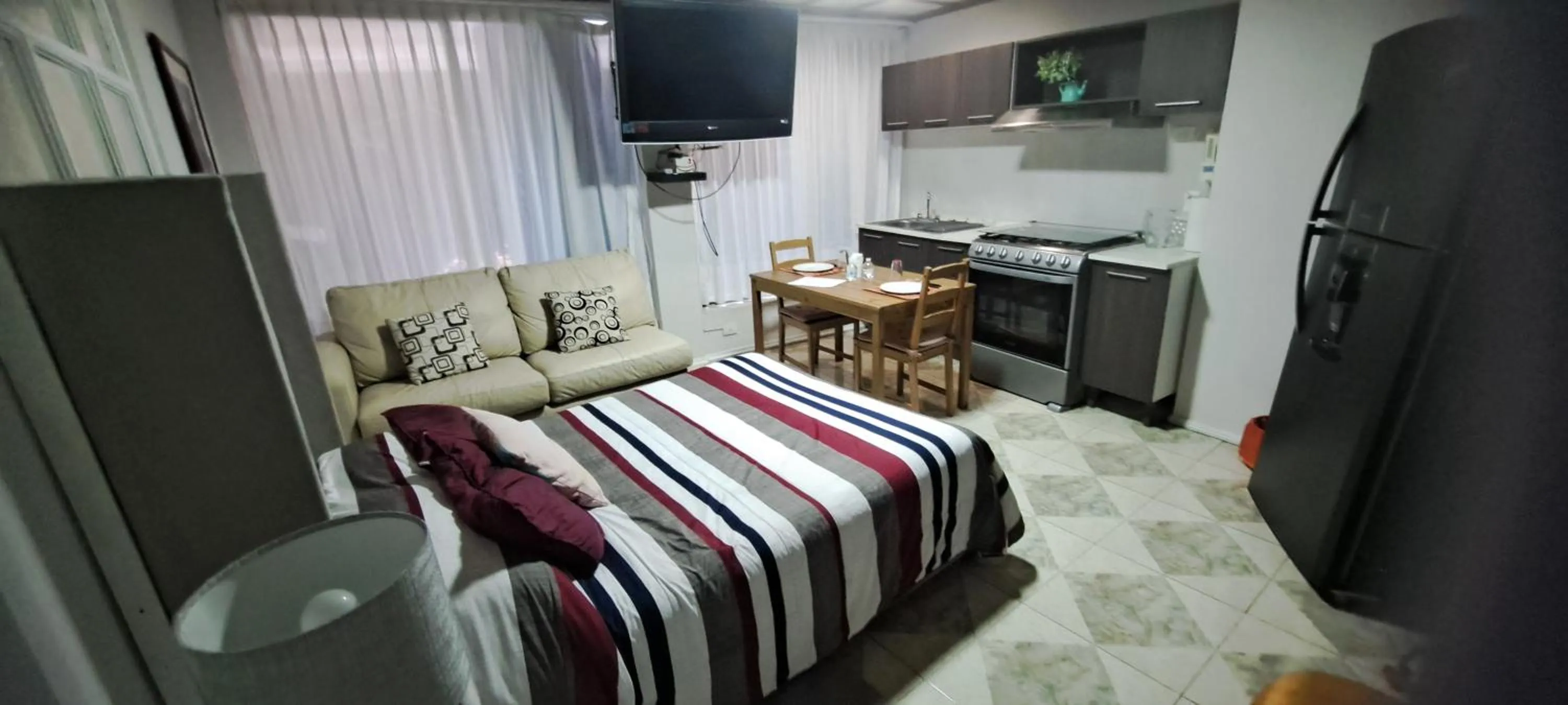 Kitchen or kitchenette in Habitaciones Narvarte Del Valle