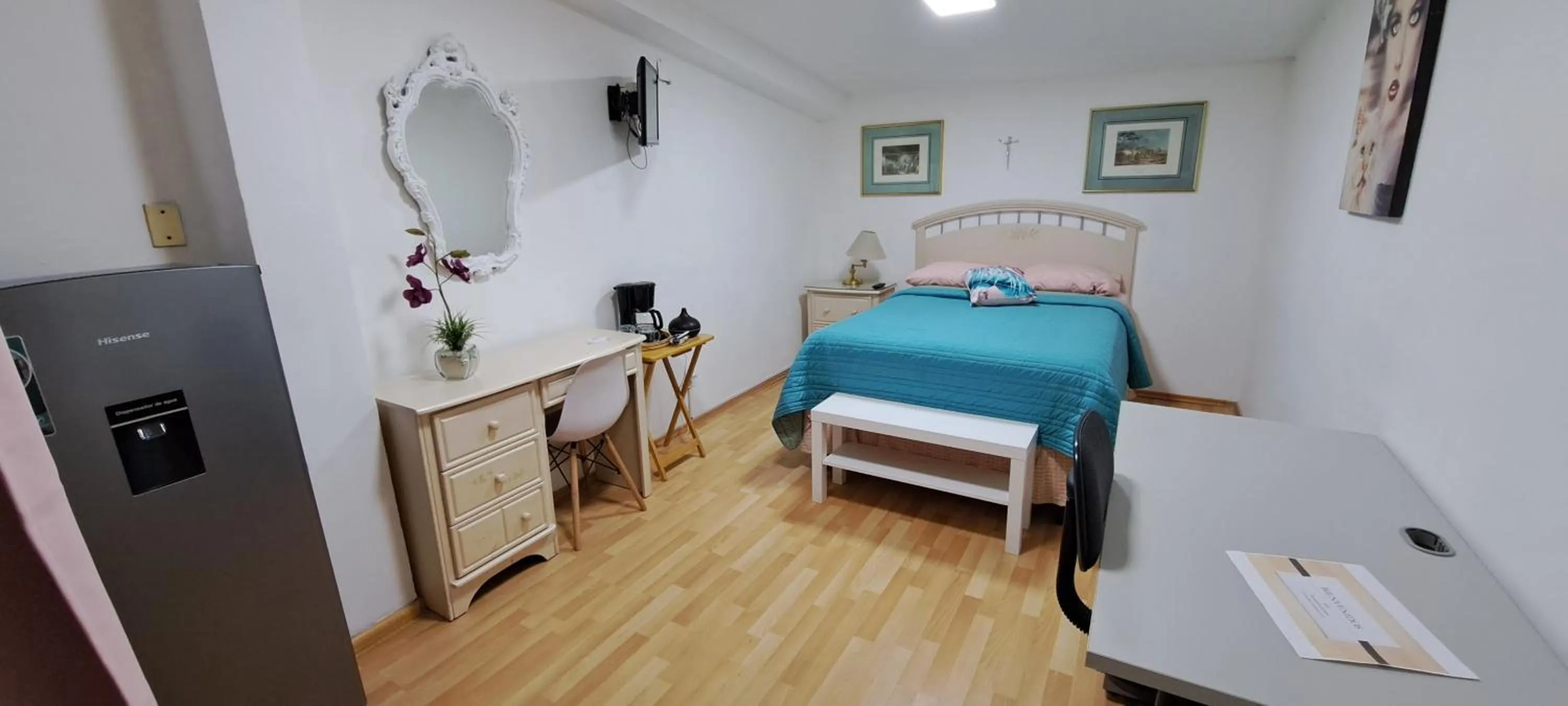 Bed in Habitaciones Narvarte Del Valle