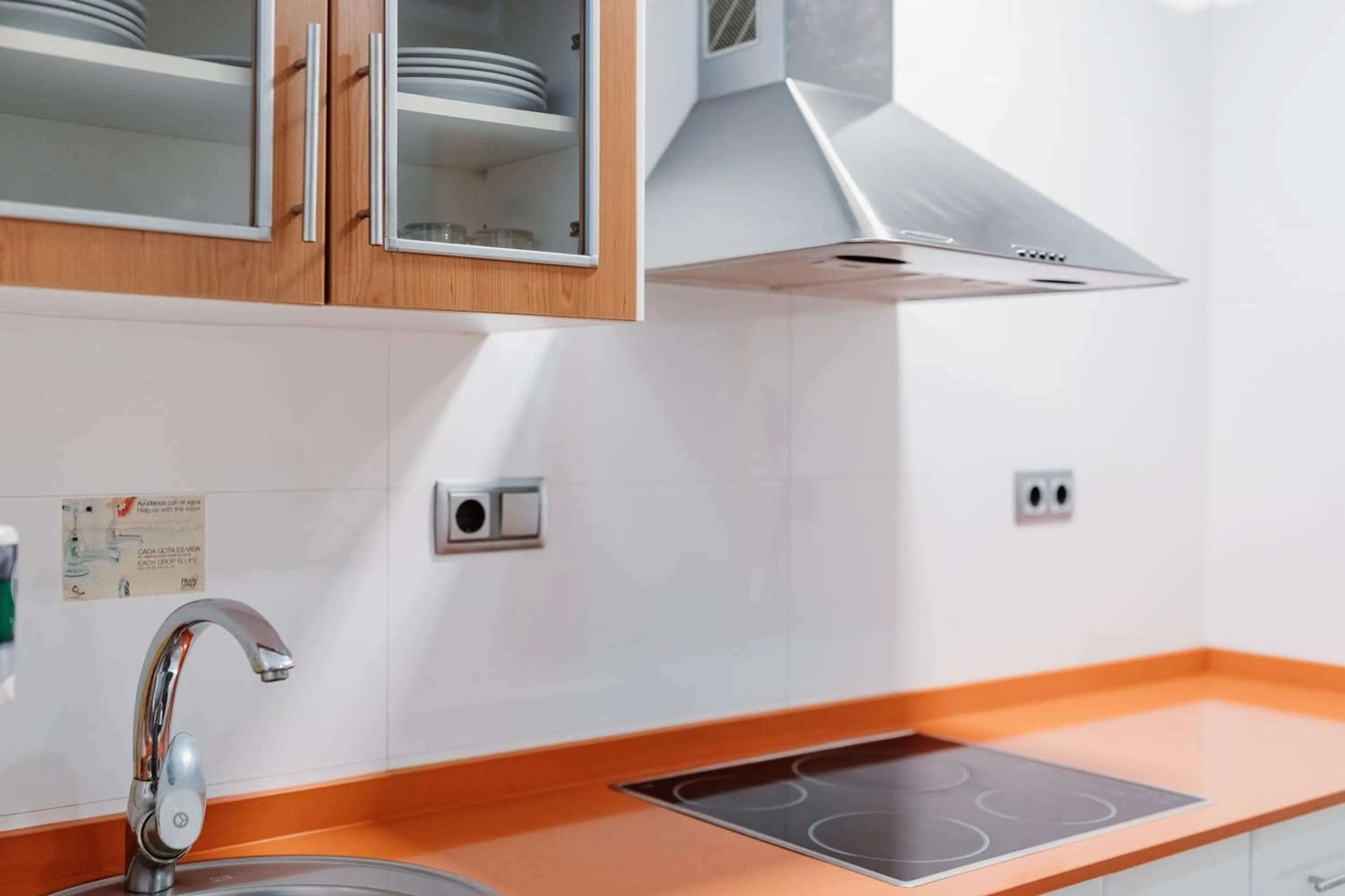 Kitchen or kitchenette in Aparthotel Bahía