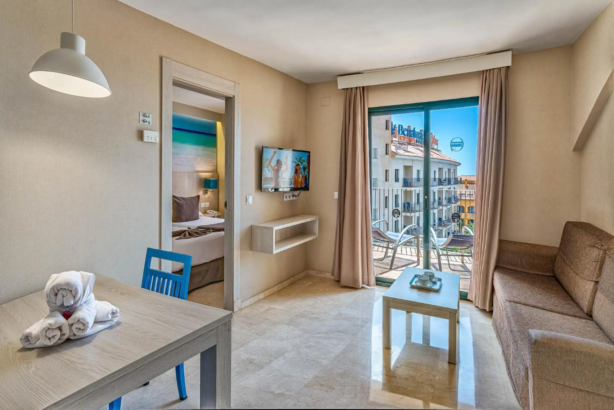 Pool view in Benalmadena Palace Spa