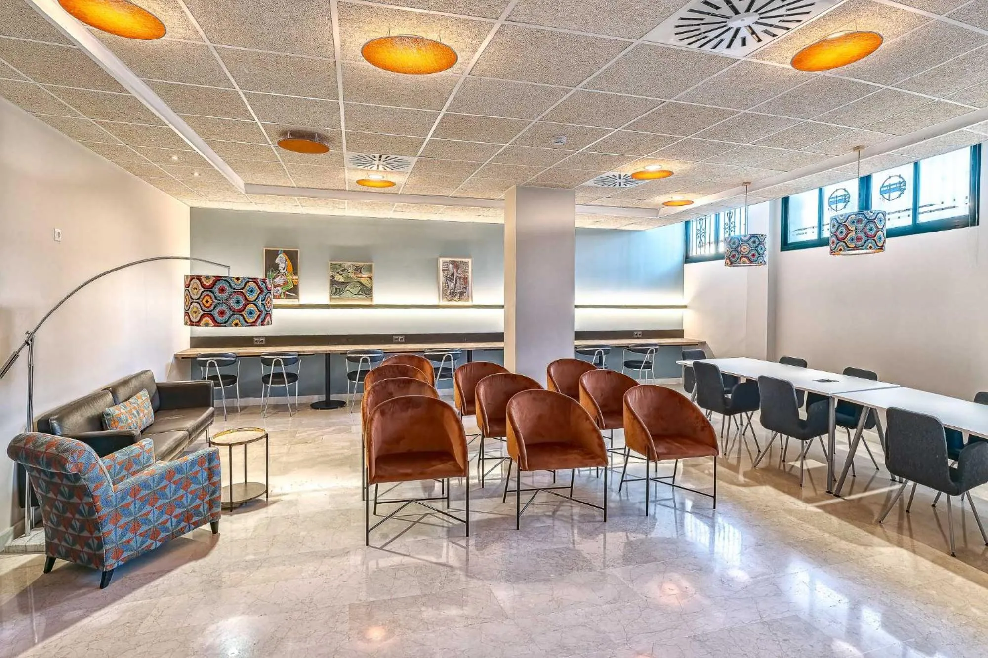 Seating area in Benalmadena Palace Spa