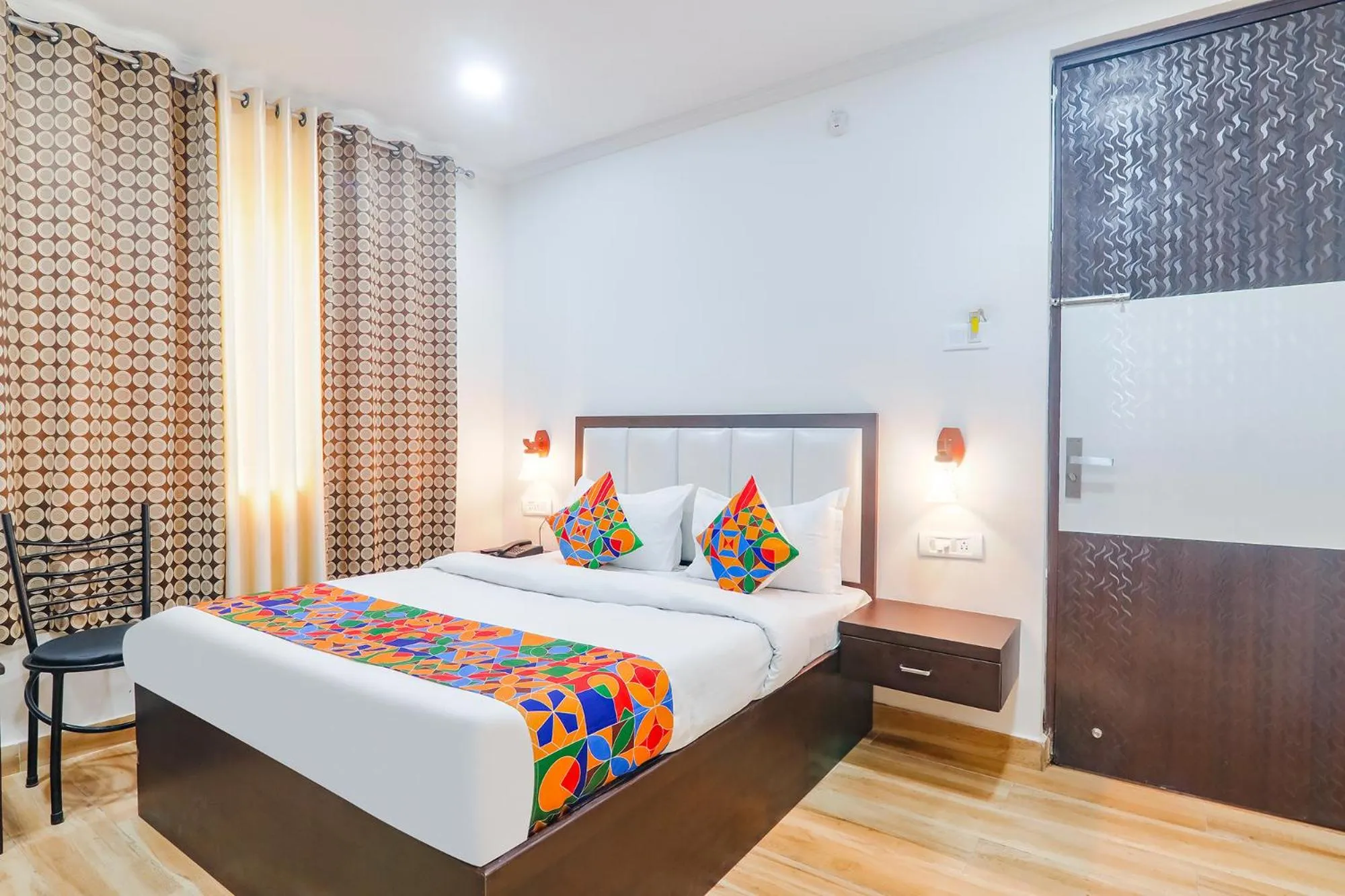 Photo of the whole room, Bed in FabHotel Shyam Inn