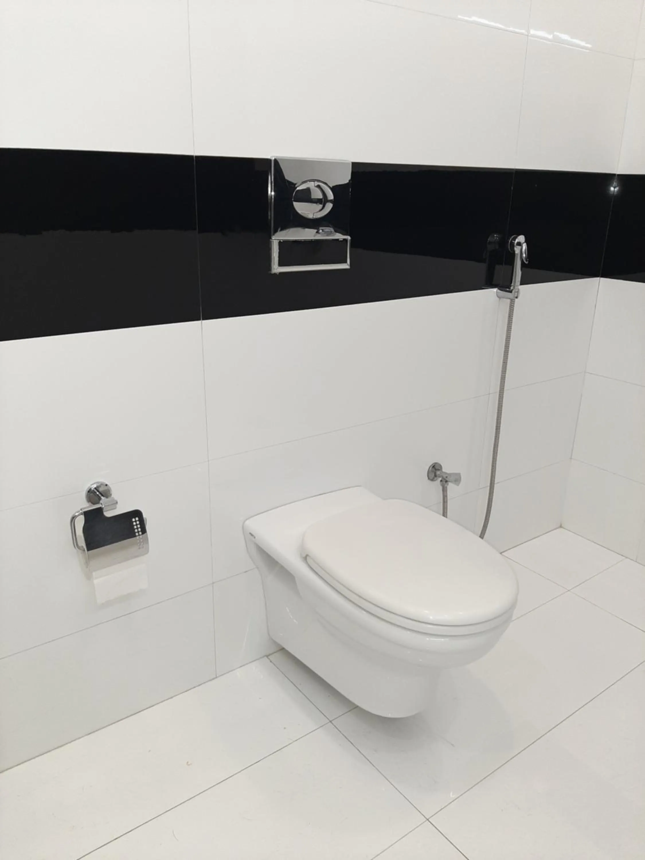 Toilet in Lawrence View Hotel, Lahore